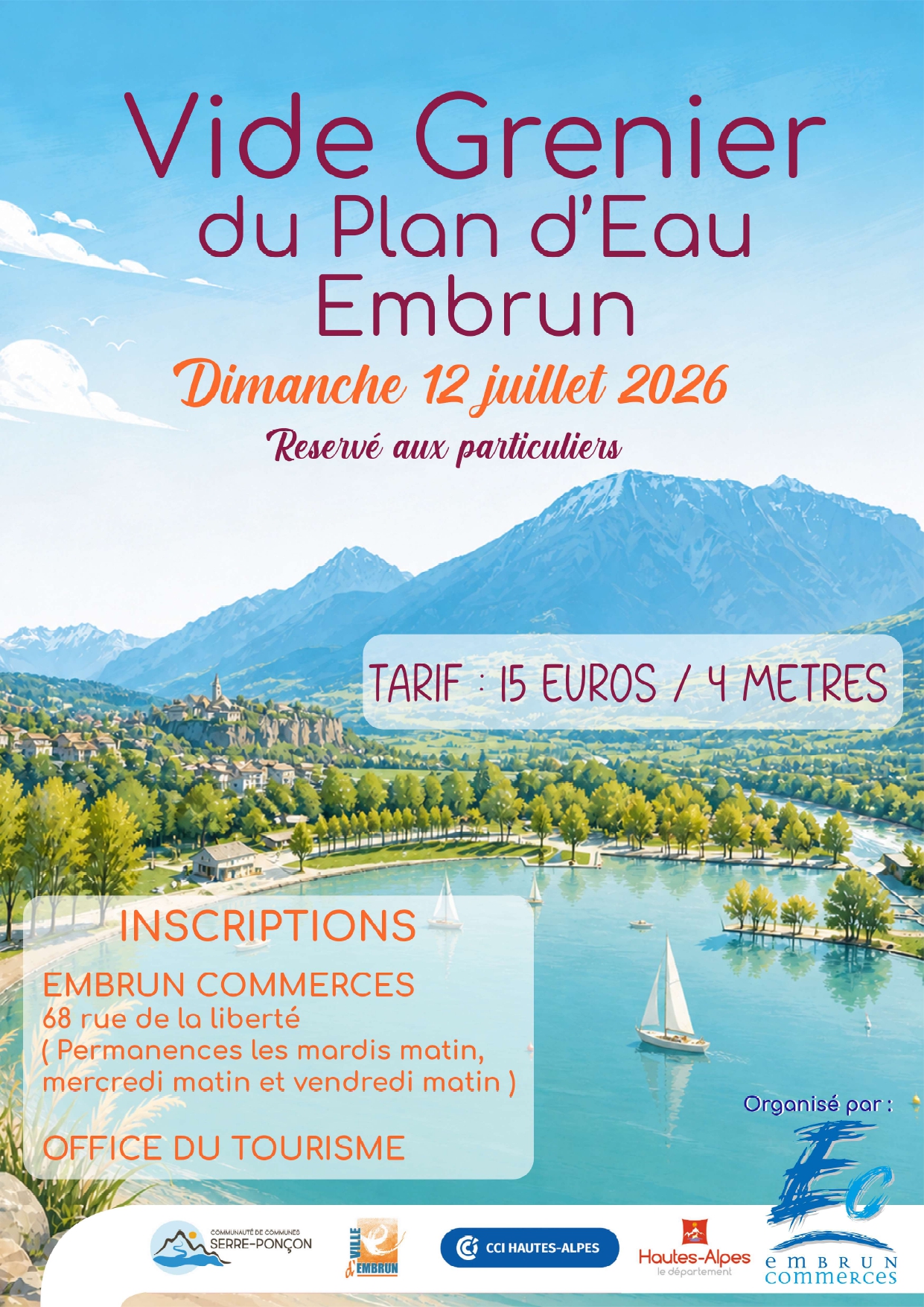 Vide grenier du Plan d'eau