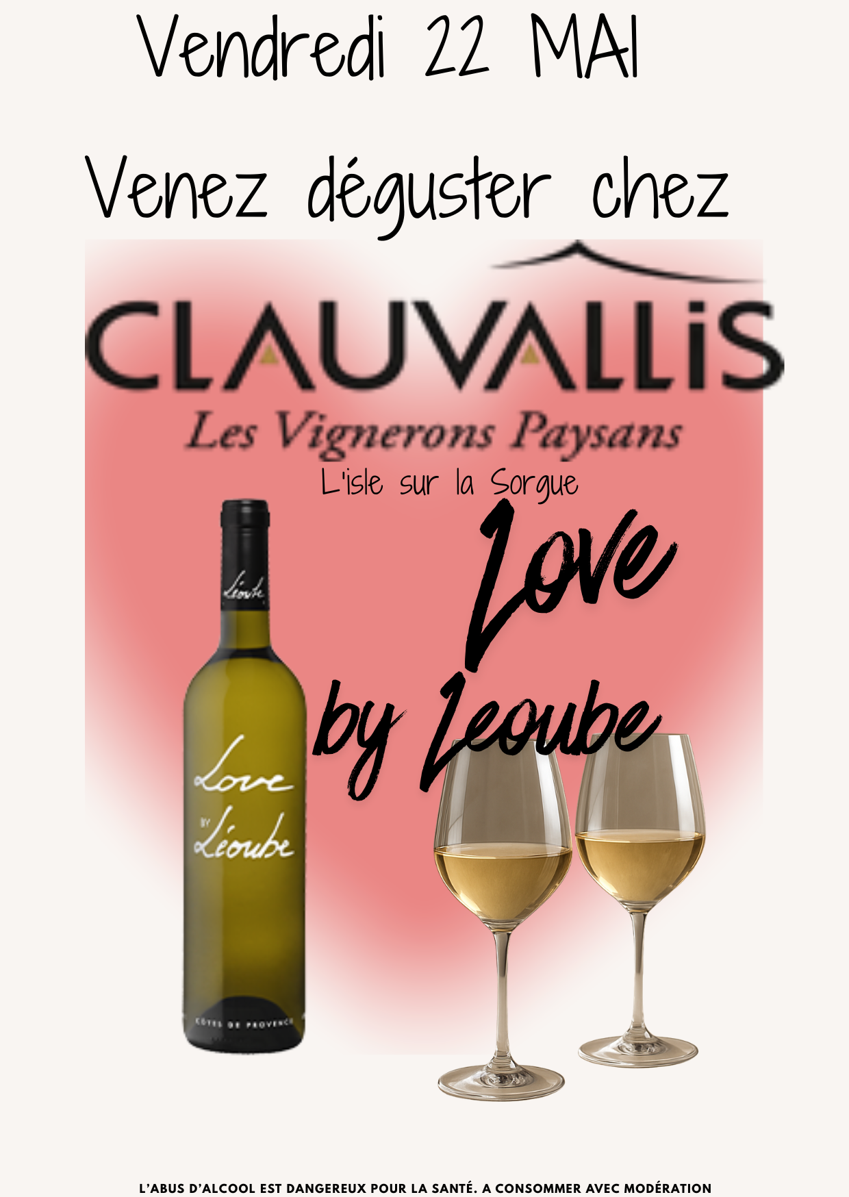 D�gustation Love by L�oube chez Clauvallis l'Isle sur la Sorgue