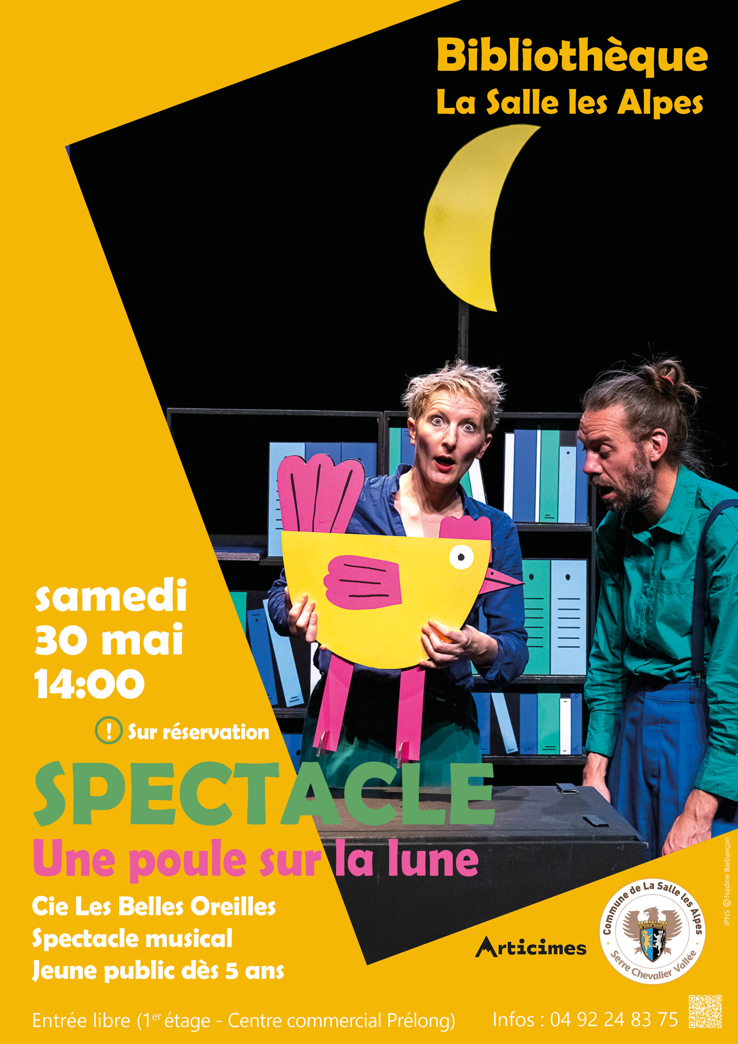Spectacle une poule sur la lune