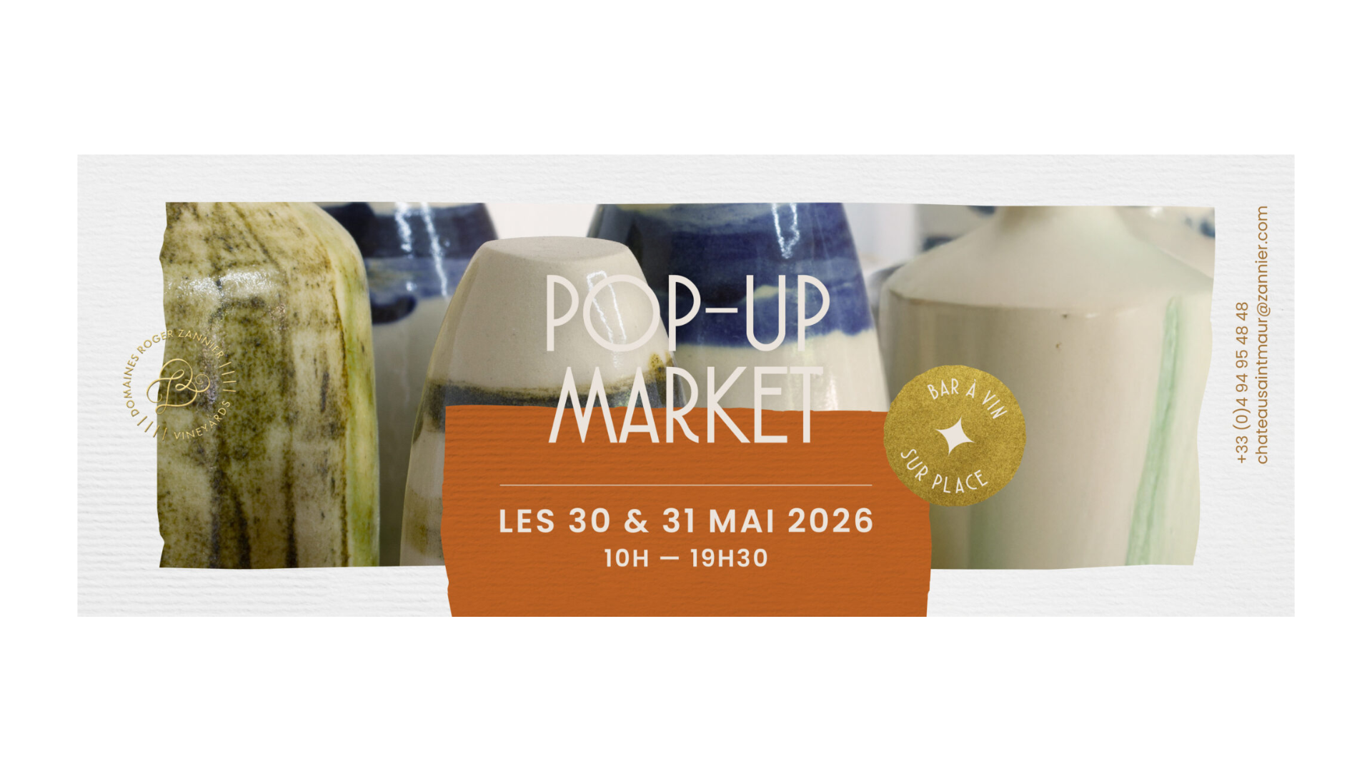 Pop-up markets au Ch�teau Saint-Maur