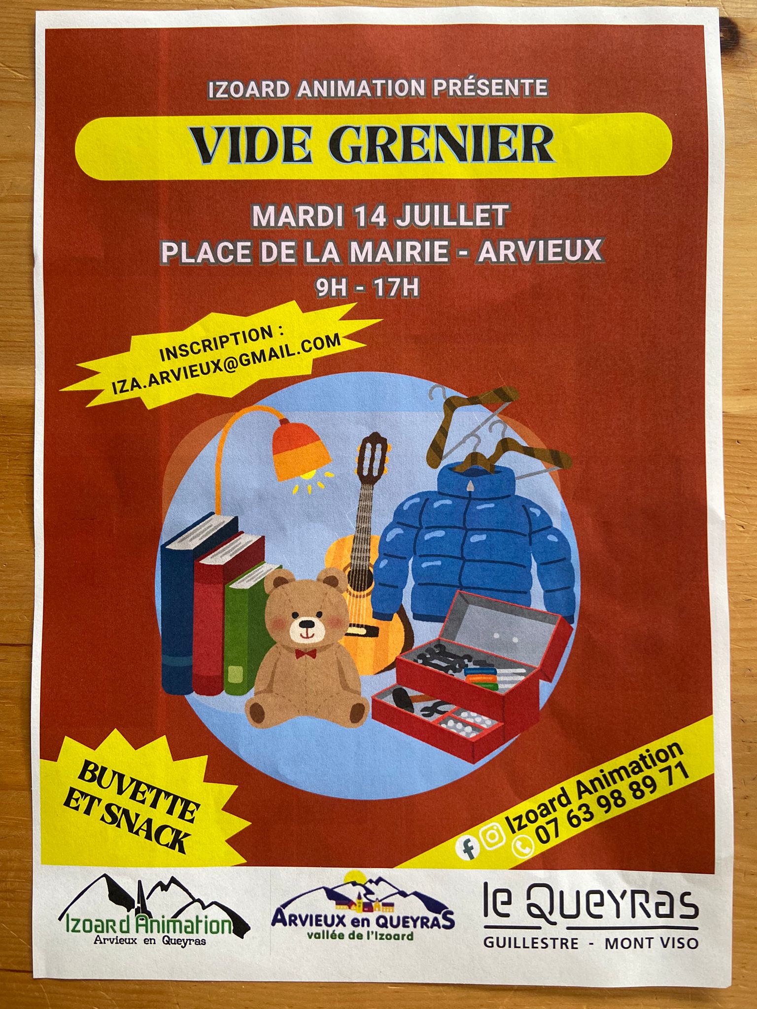 Vide greniers d'Arvieux