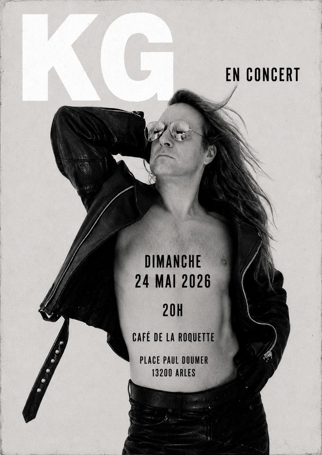 KG en concert au Caf� de la Roquette
