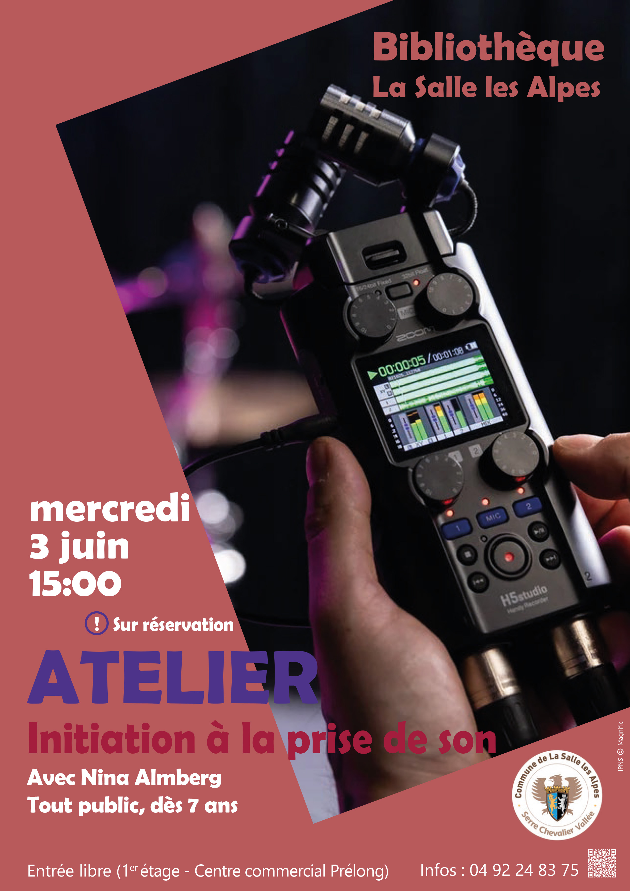 Atelier initiation prise de son