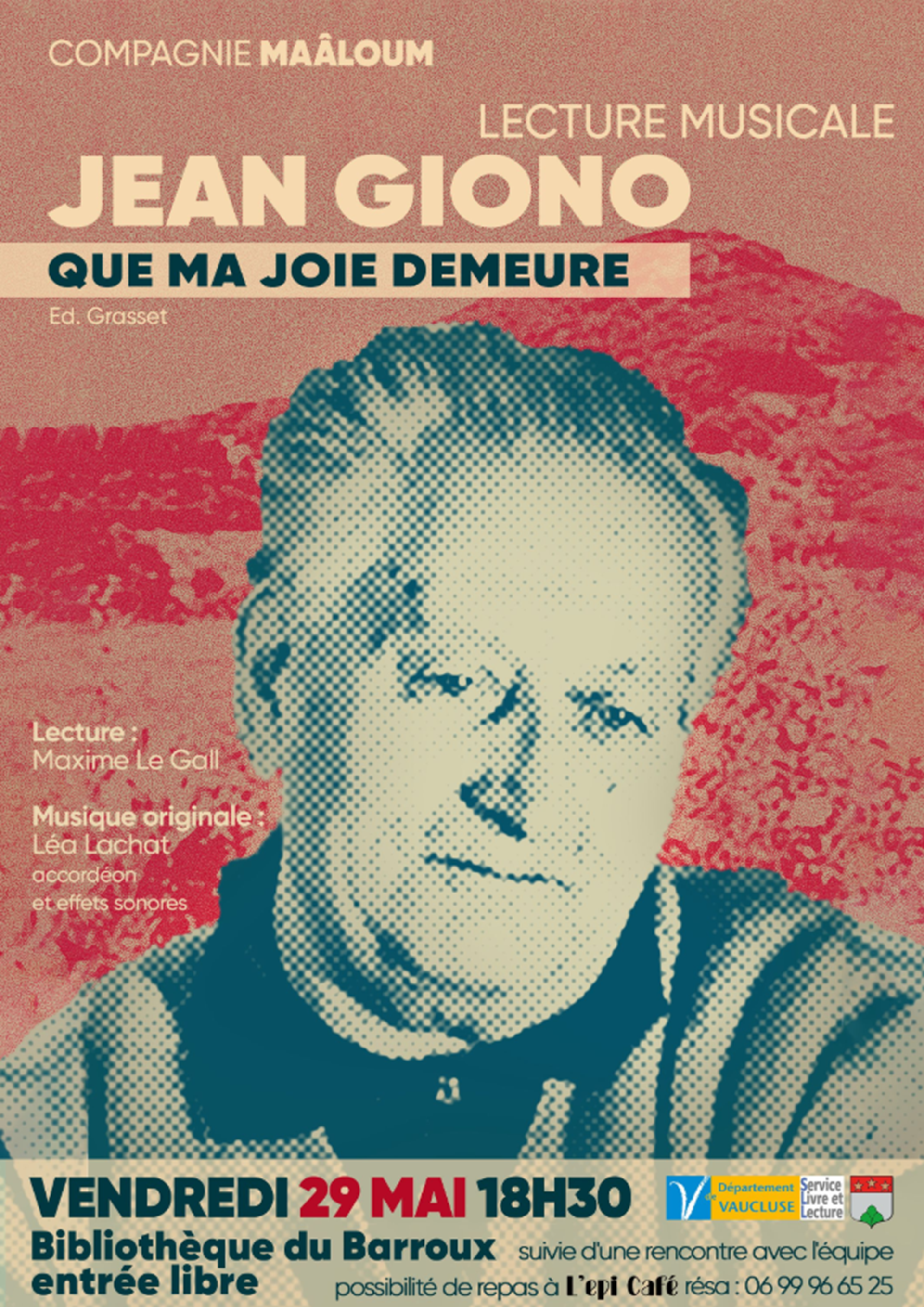 Lecture musicale : Jean Giono