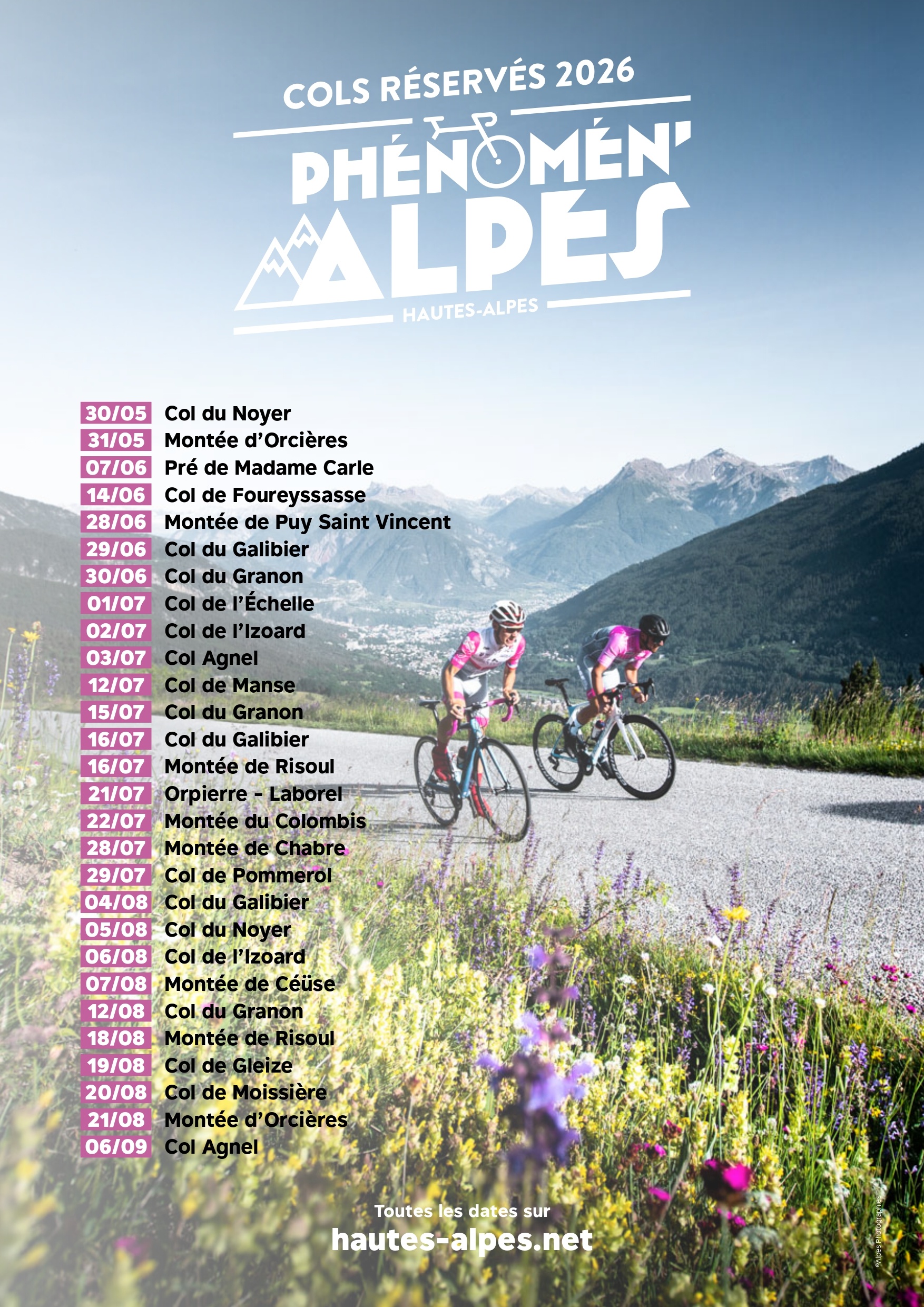 Cols r�serv�s 2026 : Col du Noyer
