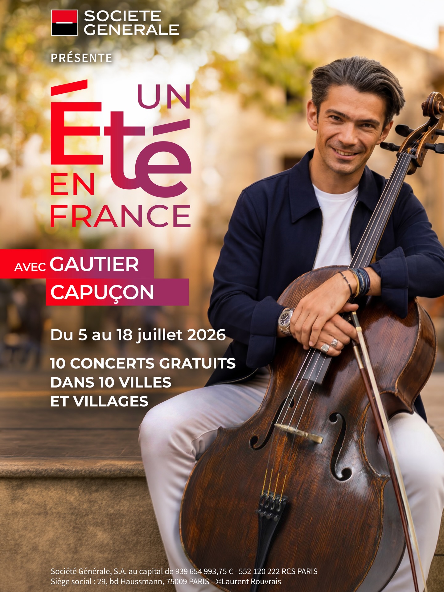 Concert de musique classique avec Gautier Capu�on