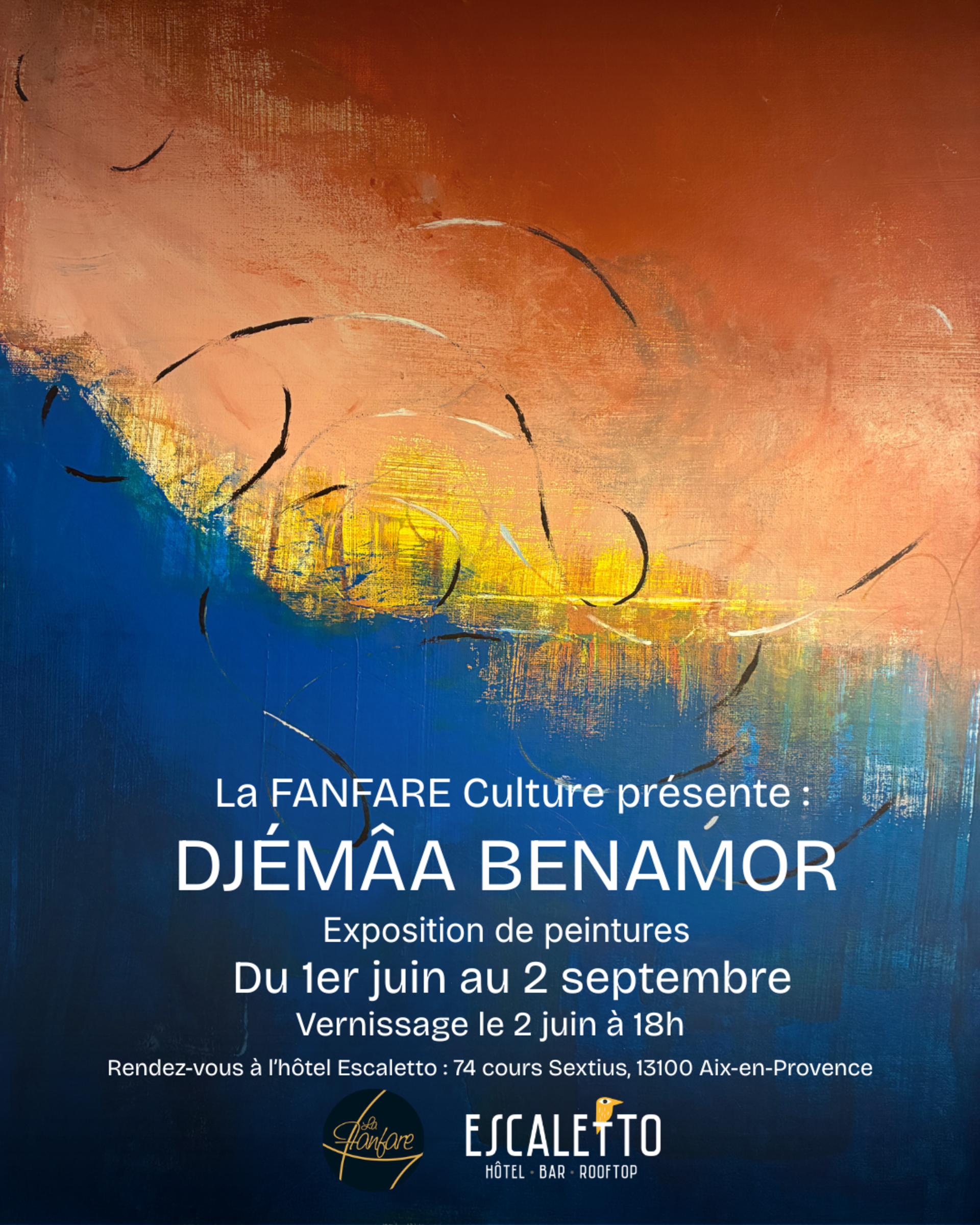 Exposition : Peintures - Dj�m�a Benamor