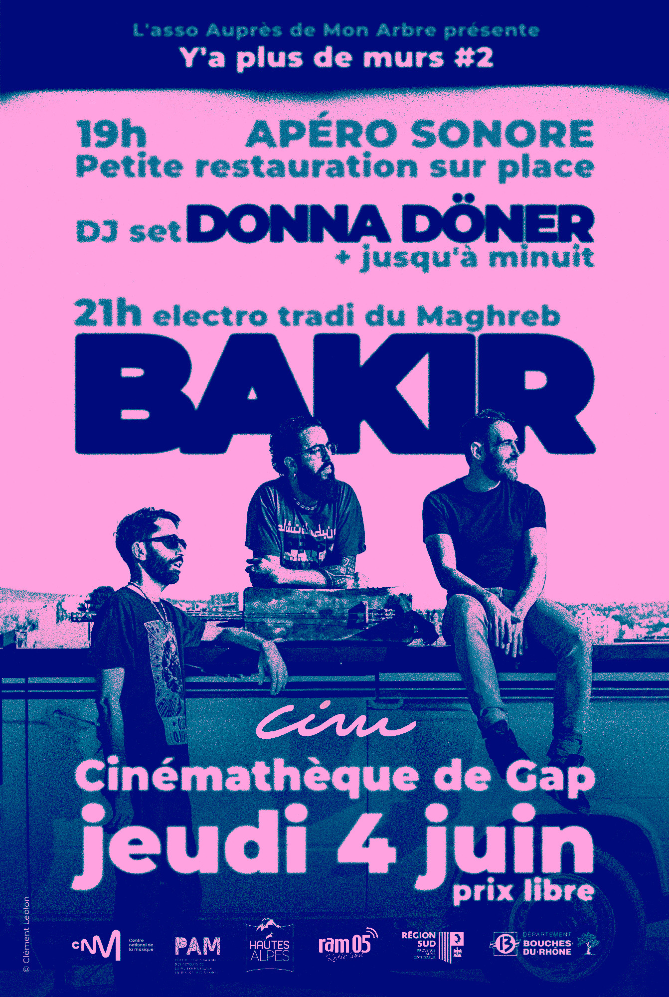 Bakir ? Donna D�ner  Ap�ro sonore + Concert + DJ set