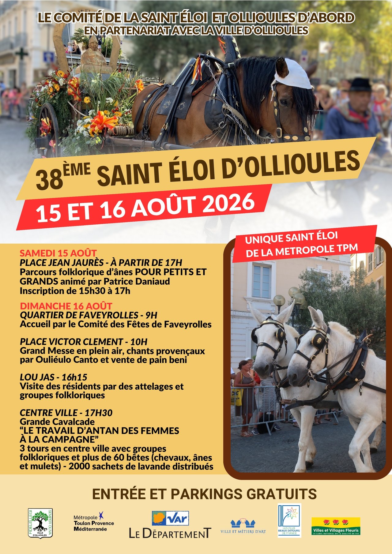 38�me F�te de la Saint Eloi sur le th�me 