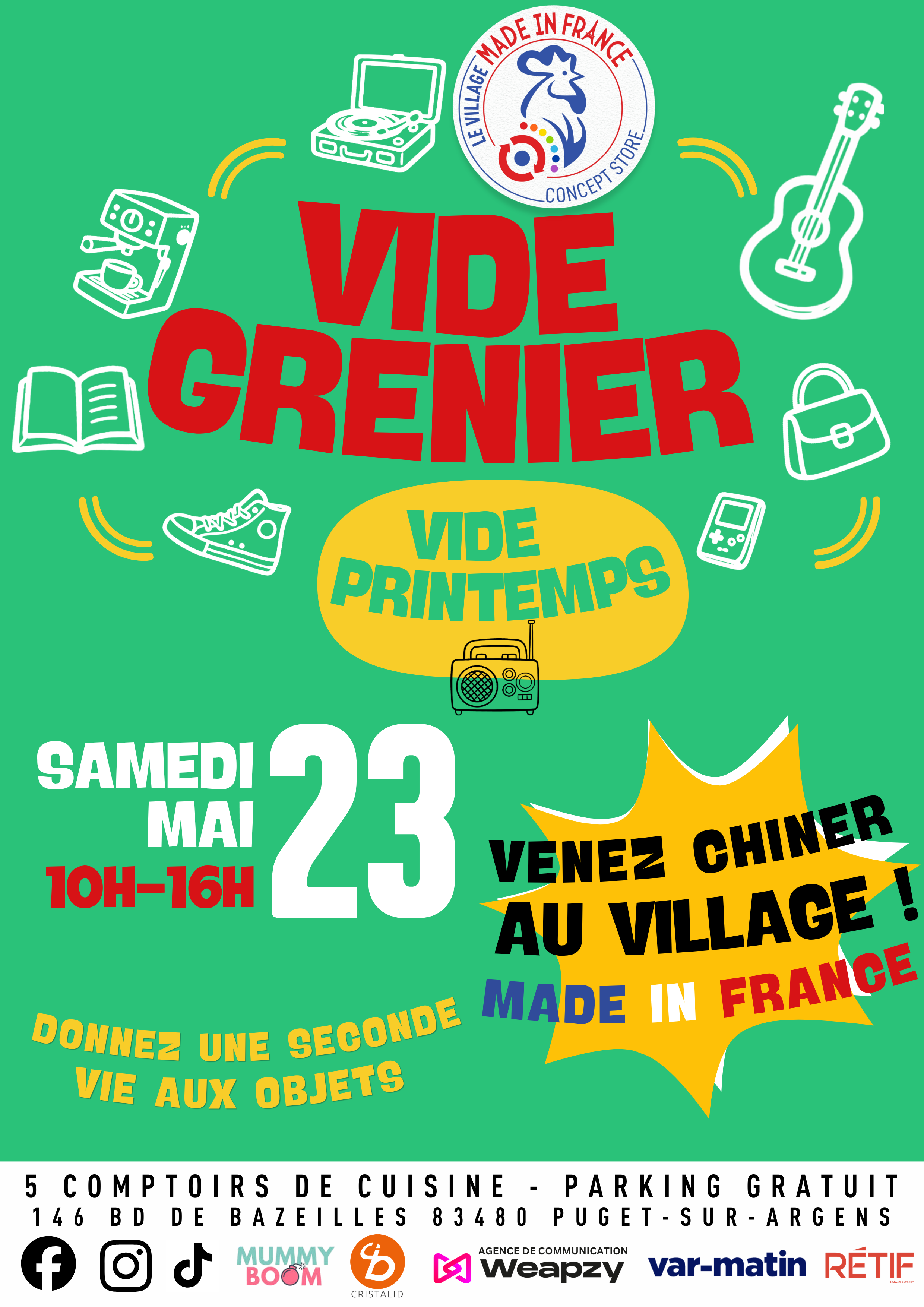 Vide grenier - Vide Printemps