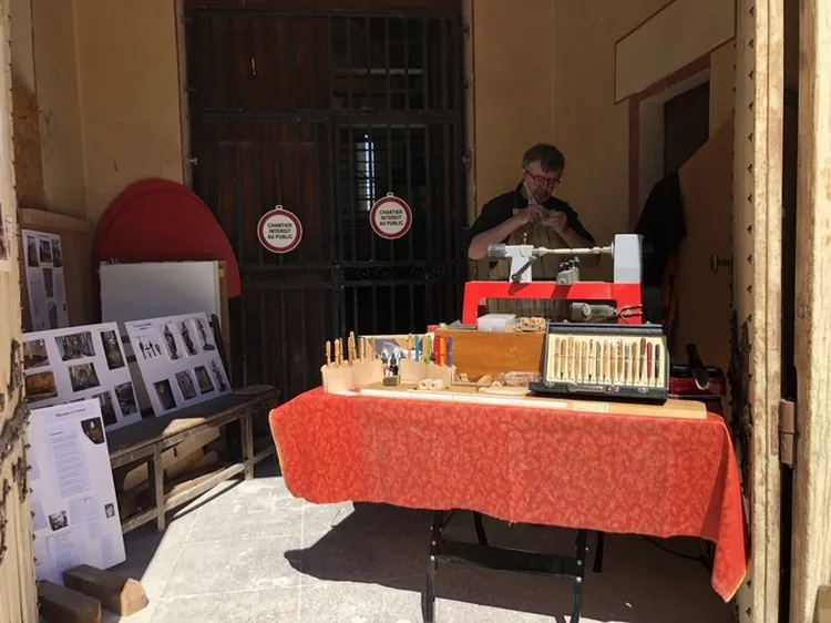 Journ�es du Patrimoine de Pays : Tournage de stylos en bois