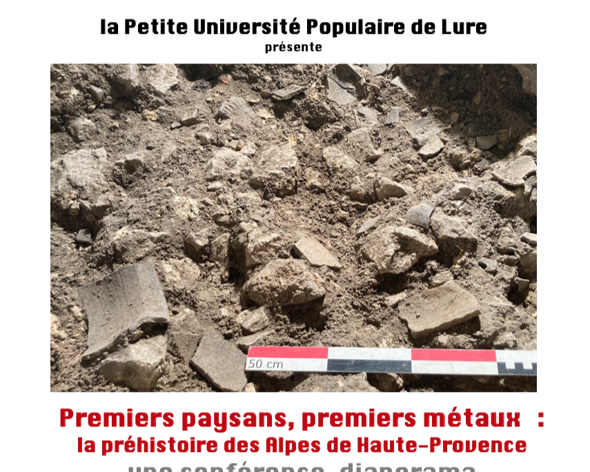 Conf�rence : Premiers paysans, premiers m�taux