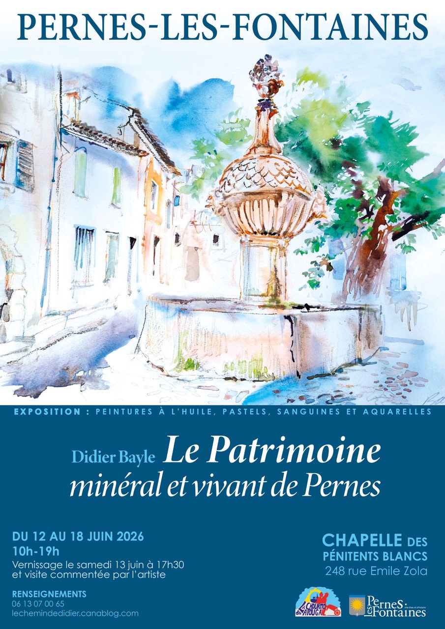 Exposition de peintures : Le patrimoine min�ral et vivant de Pernes
