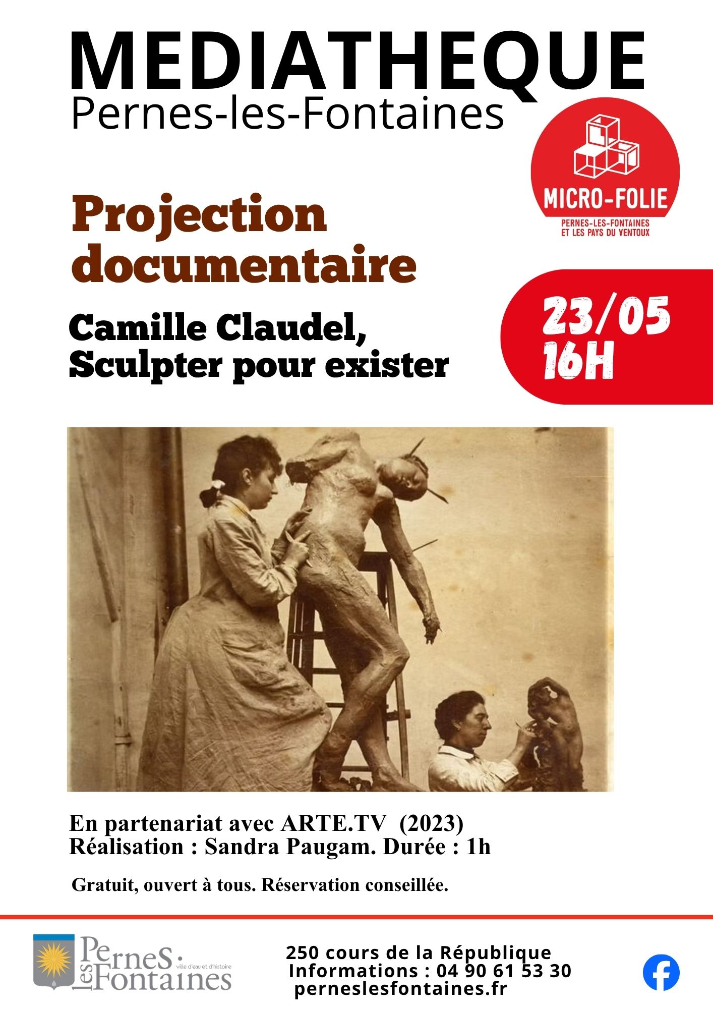 Projection documentaire : Camille Claudel, sculpter pour exister