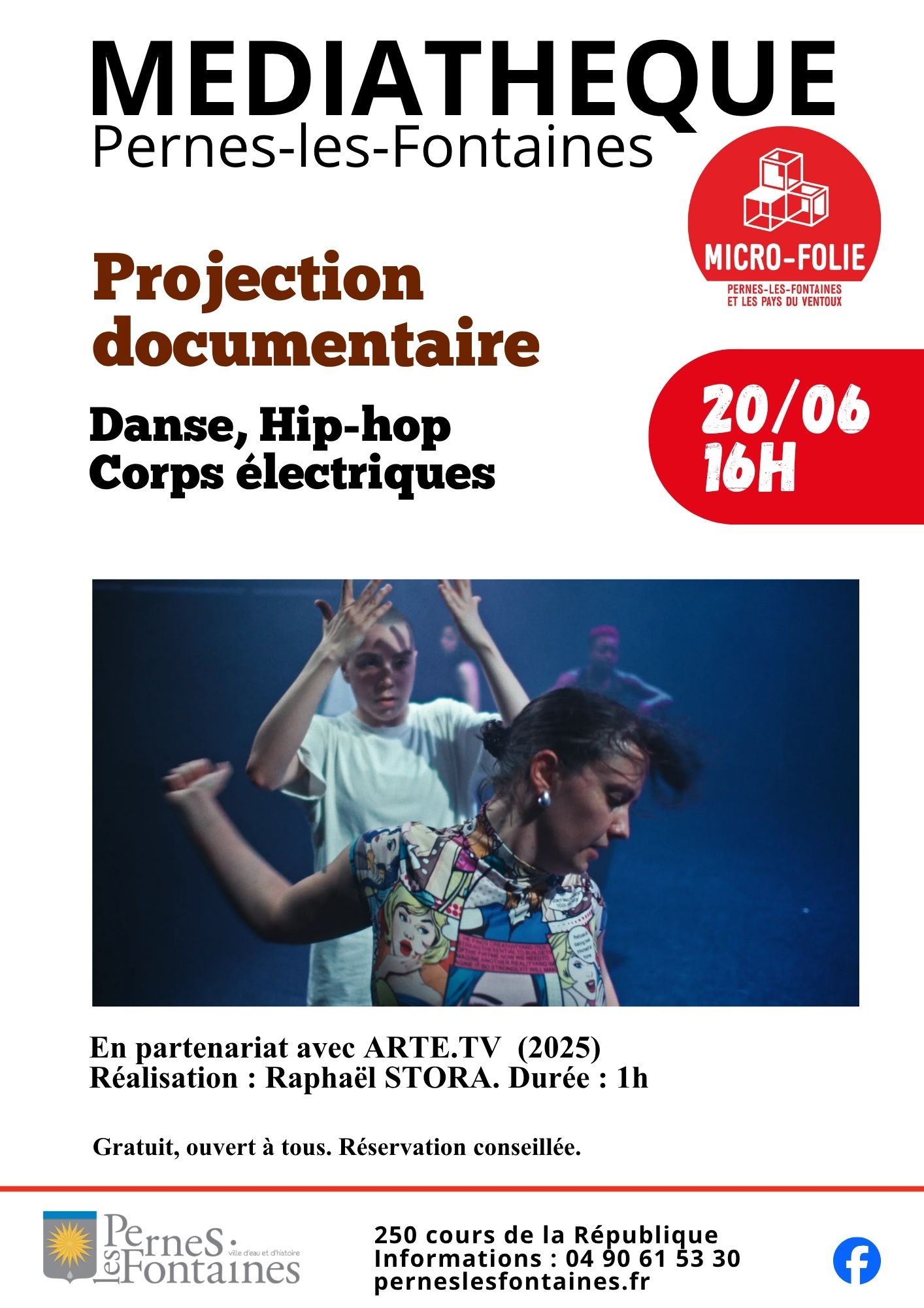 Projection documentaire : Danse, Hip-hop, Corps �lectriques
