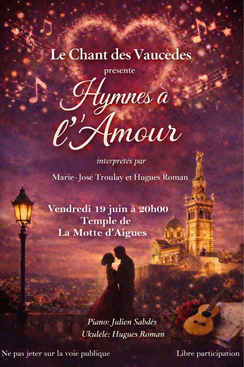 CONCERT LE CHANT DES VAUCEDES � La Motte d'Aigues