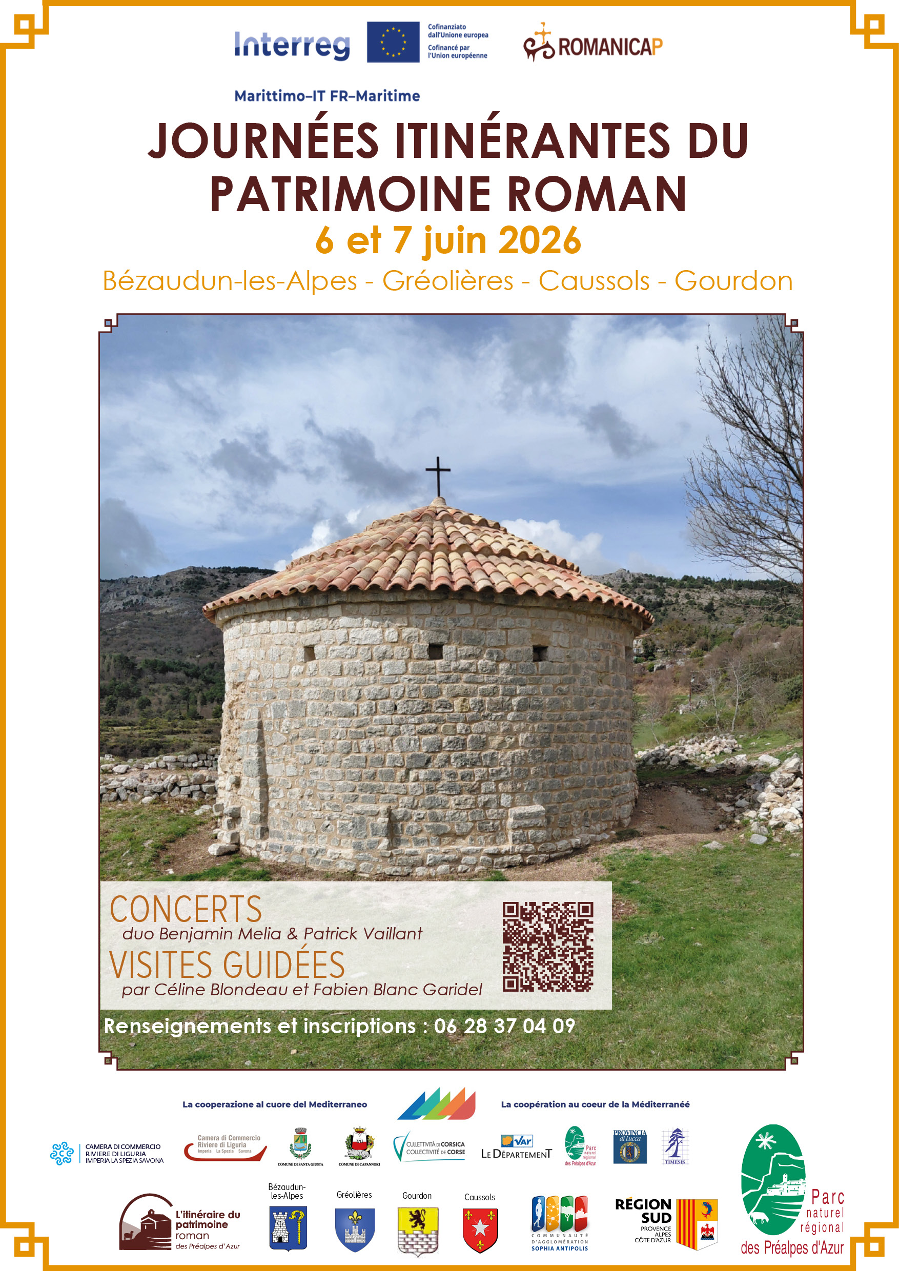 Journ�es itin�rantes du patrimoin roman - Gr�oli�res