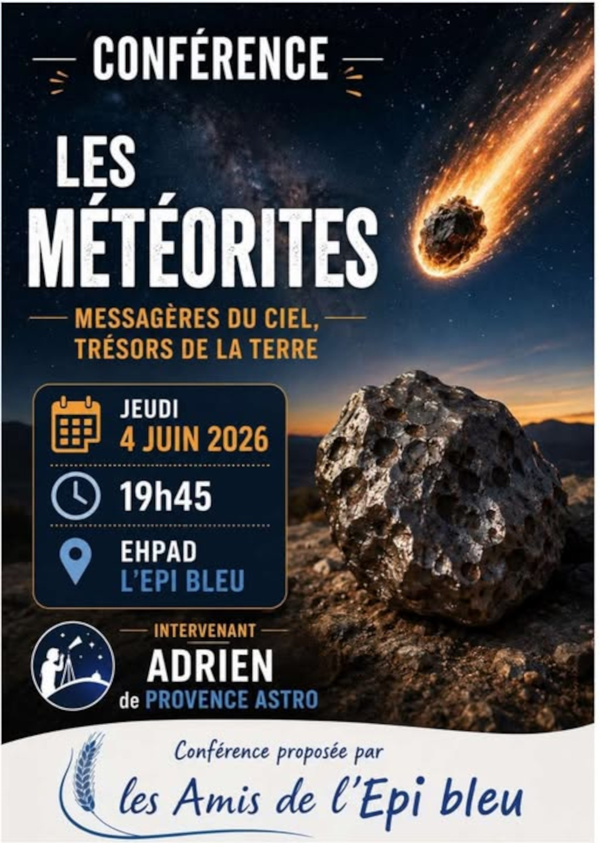 Conf�rence : Les M�t�orites