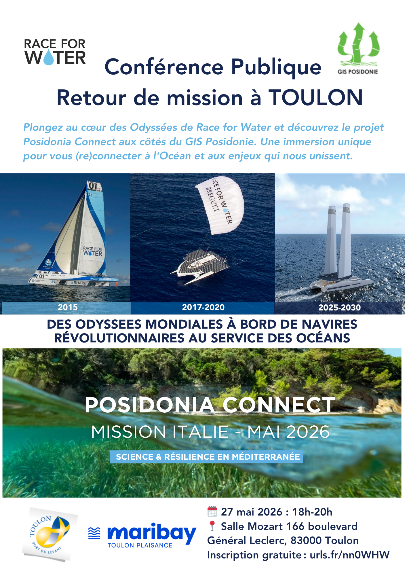 Conf�rence - Odyss�es Race for Water & Projet Posidonia Connect