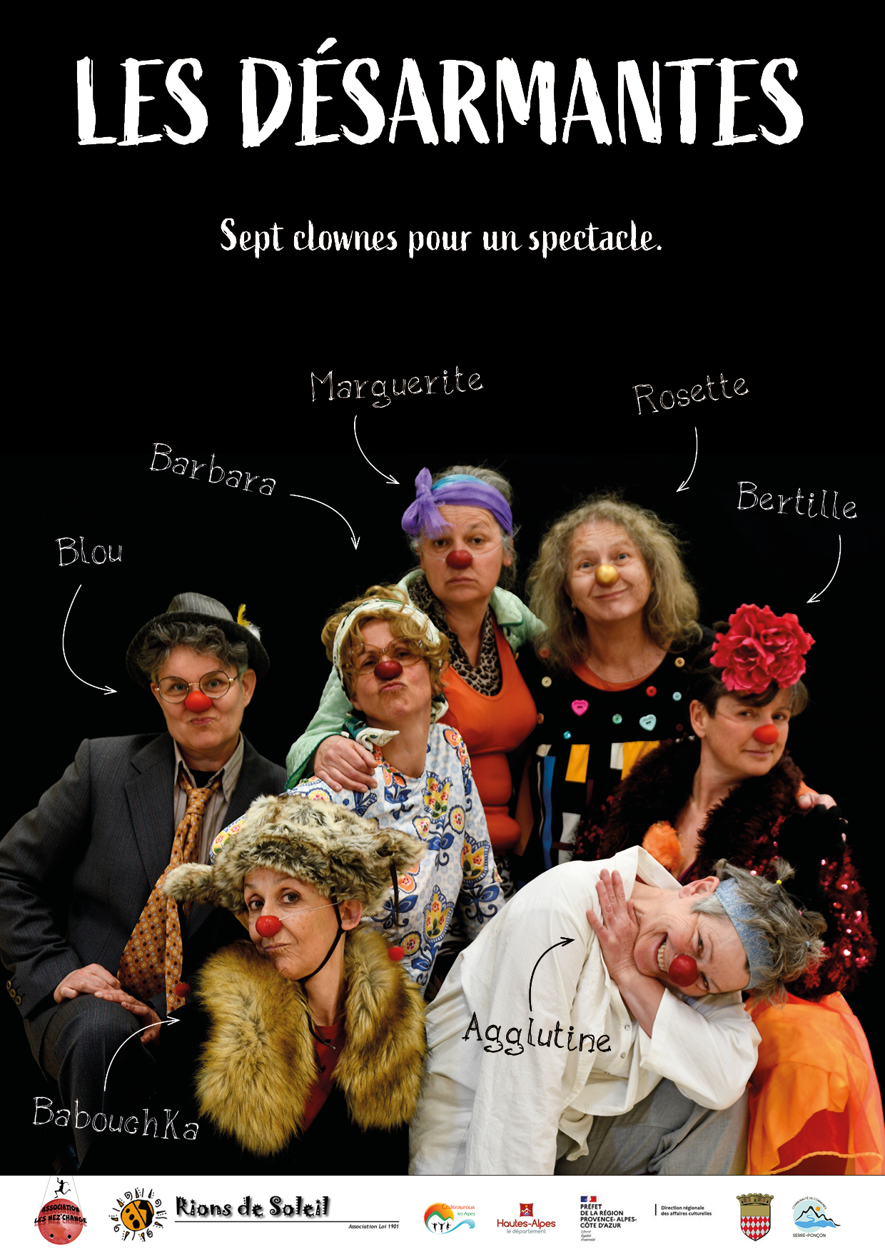 Spectacle 7 clown pour un cabaret  :  Les D�sarmantes