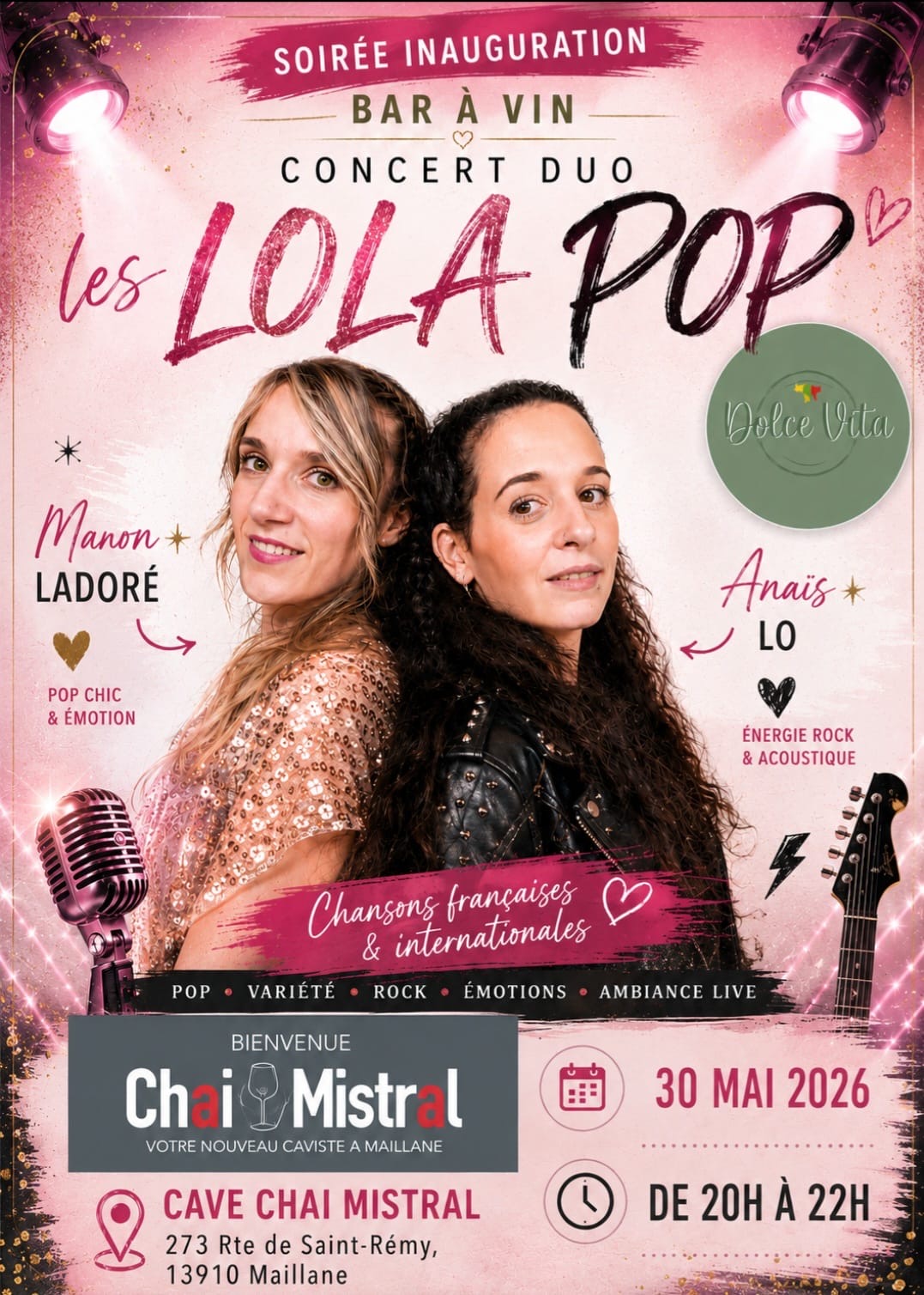 Soir�e au Chai Mistral