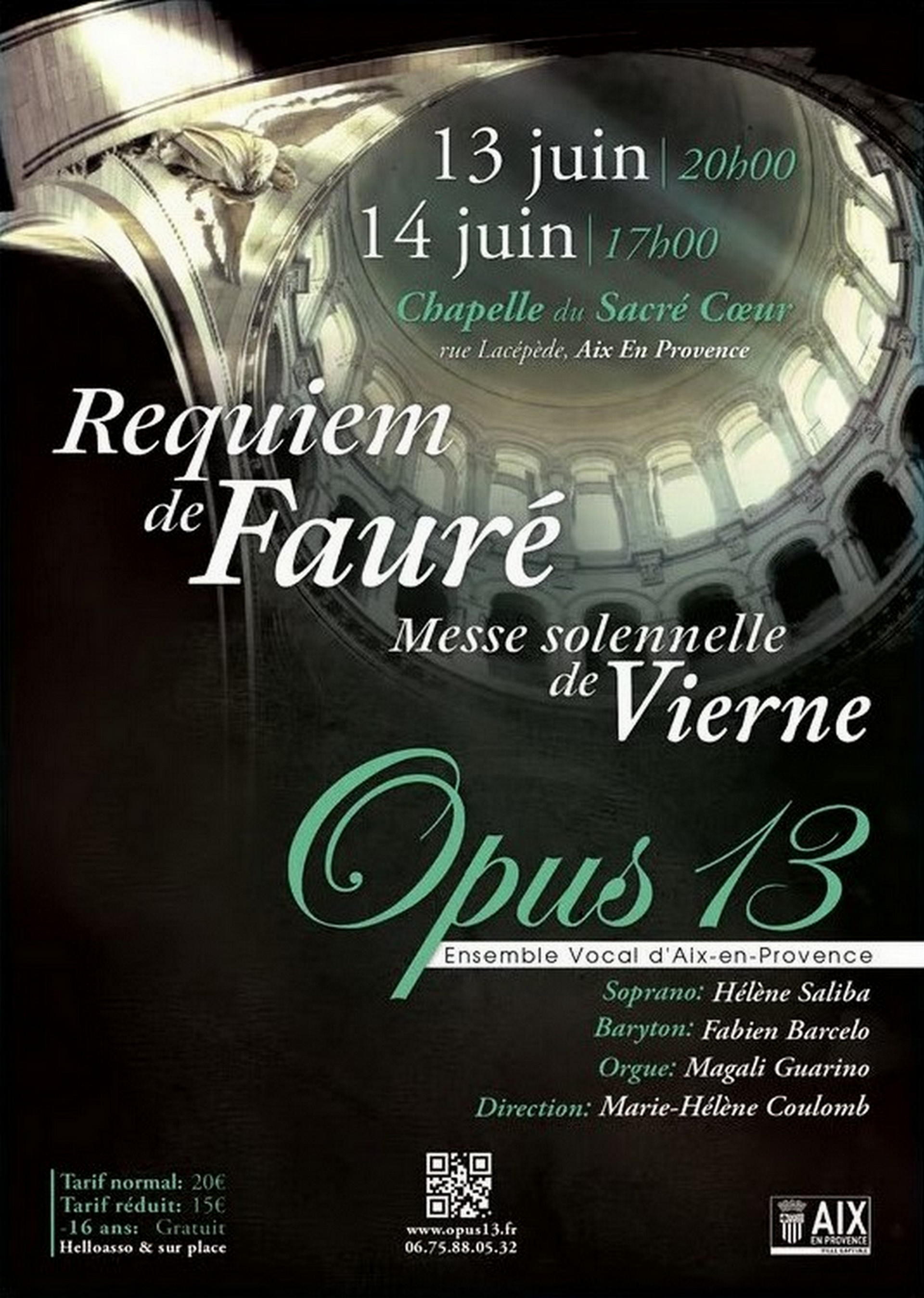Concert : Gabriel Faur� et Louis Vierne