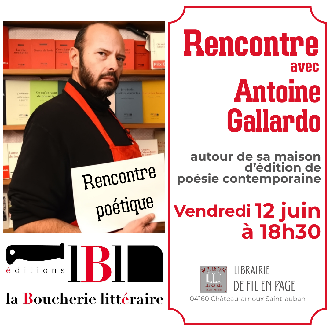 Rencontre avec les �ditions La boucherie litt�raire