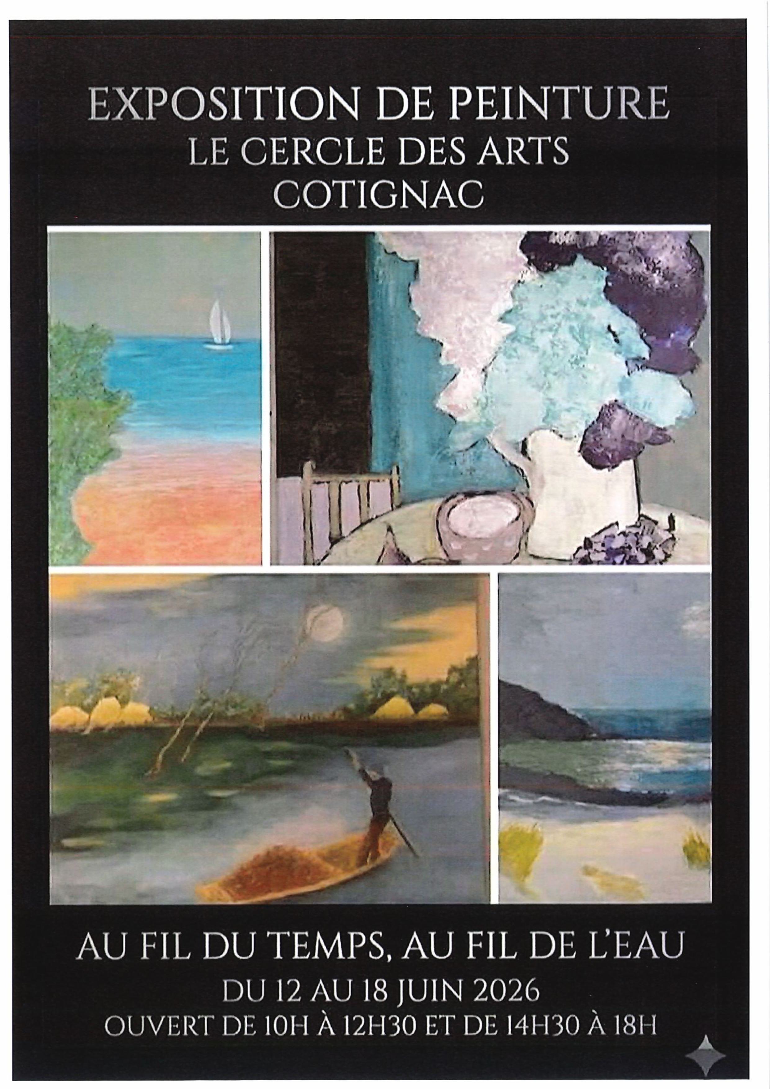Exposition : Au fil du temps, au fil de l'eau - Peinture