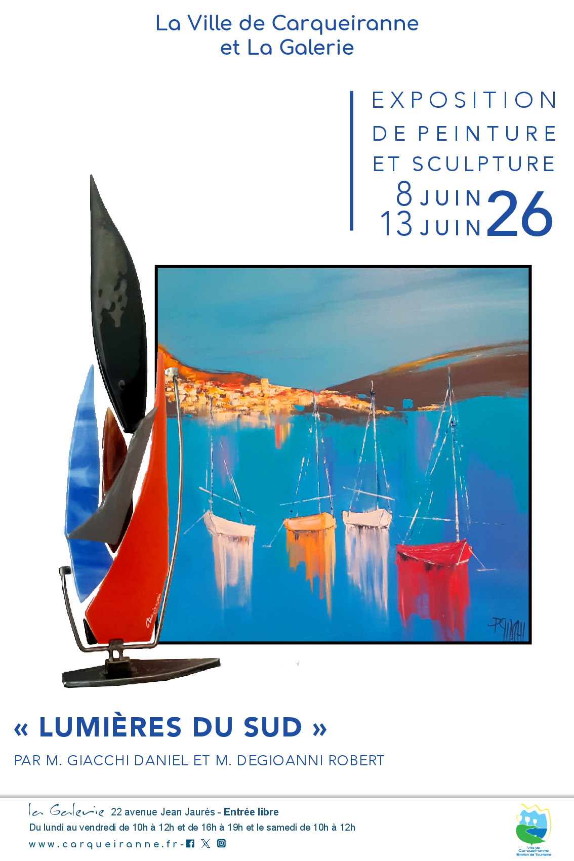 Exposition de Daniel Giacchi et Robert de Gioanni