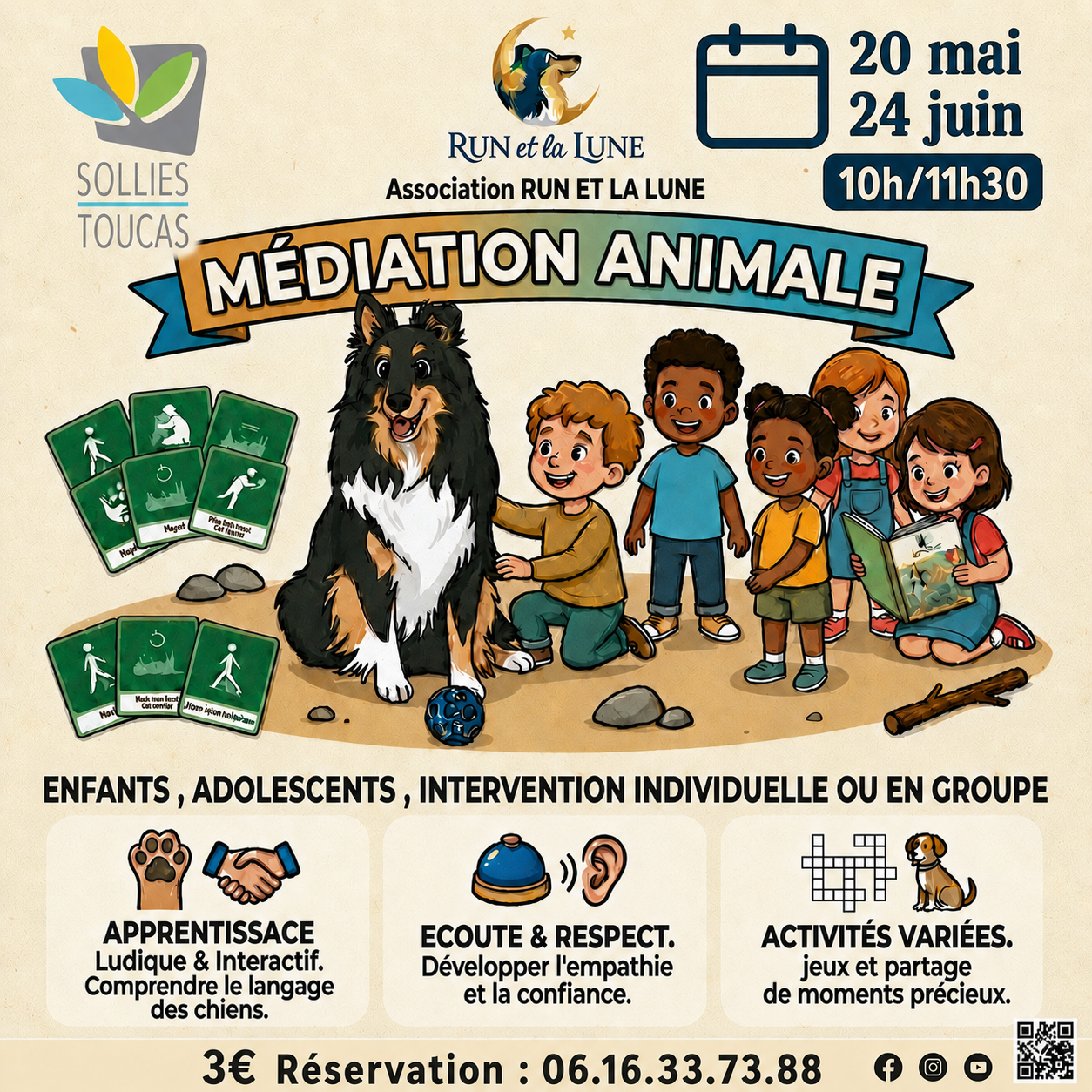 Atelier de m�diation animale