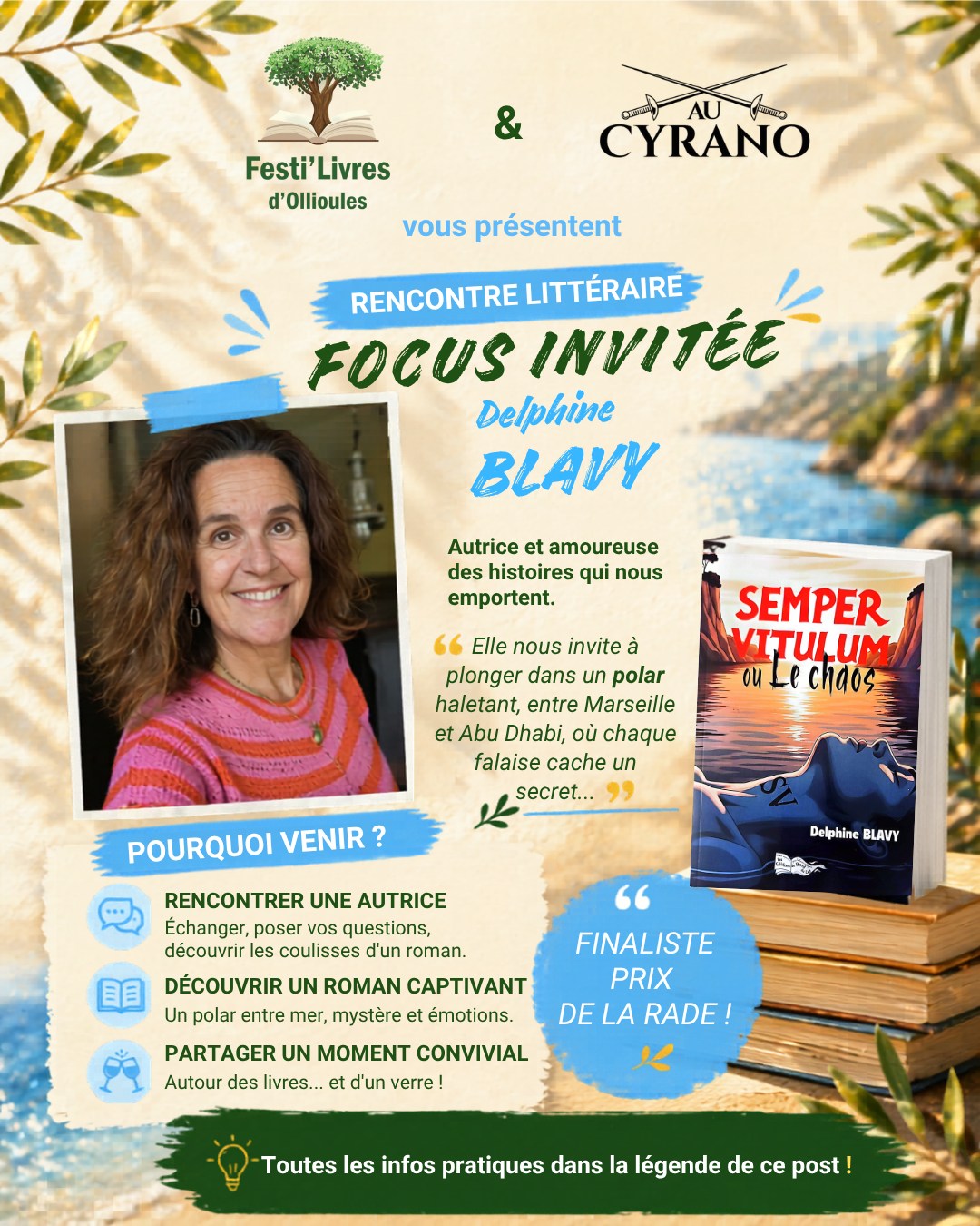 Rencontre litt�raire avec Delphine Blavy
