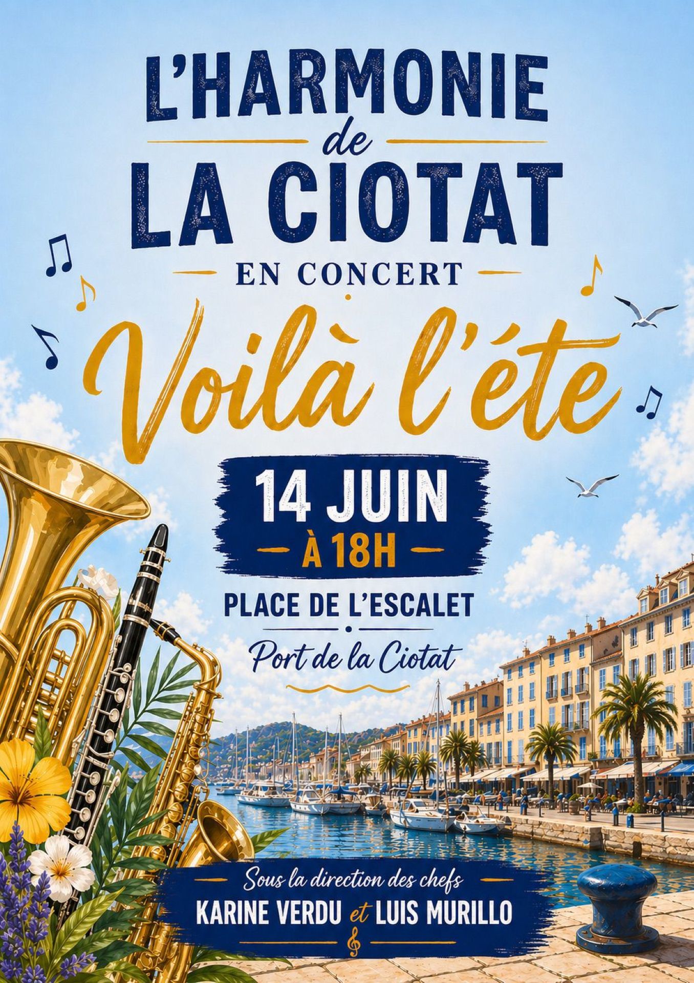 Concert de l'orchestre d'Harmonie de La Ciotat