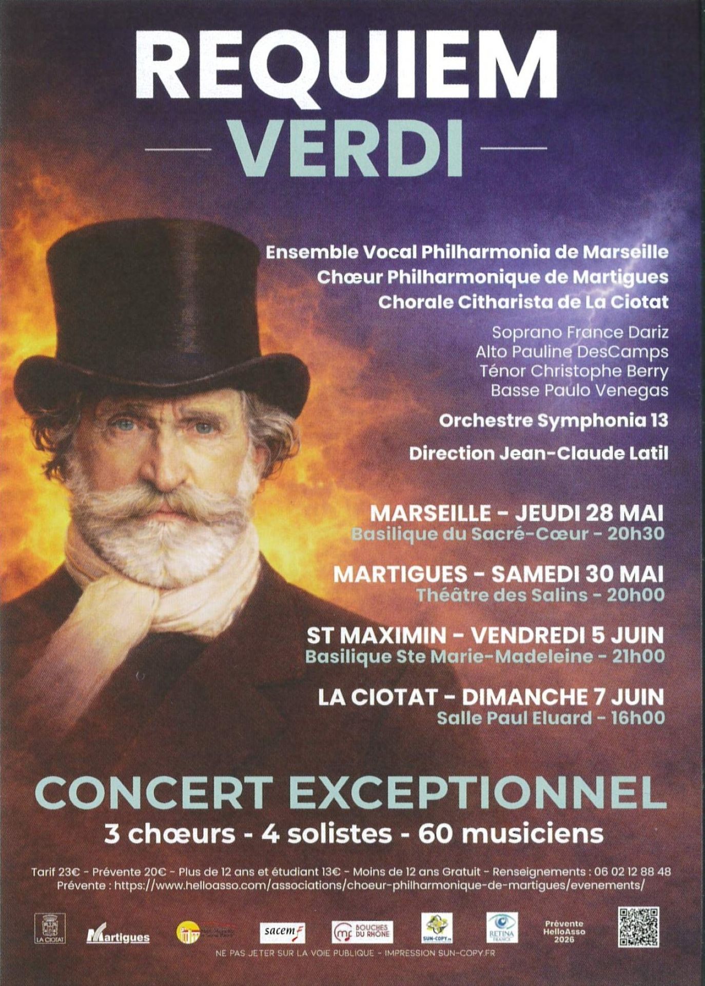 Concert - Requiem de Giuseppe Verdi