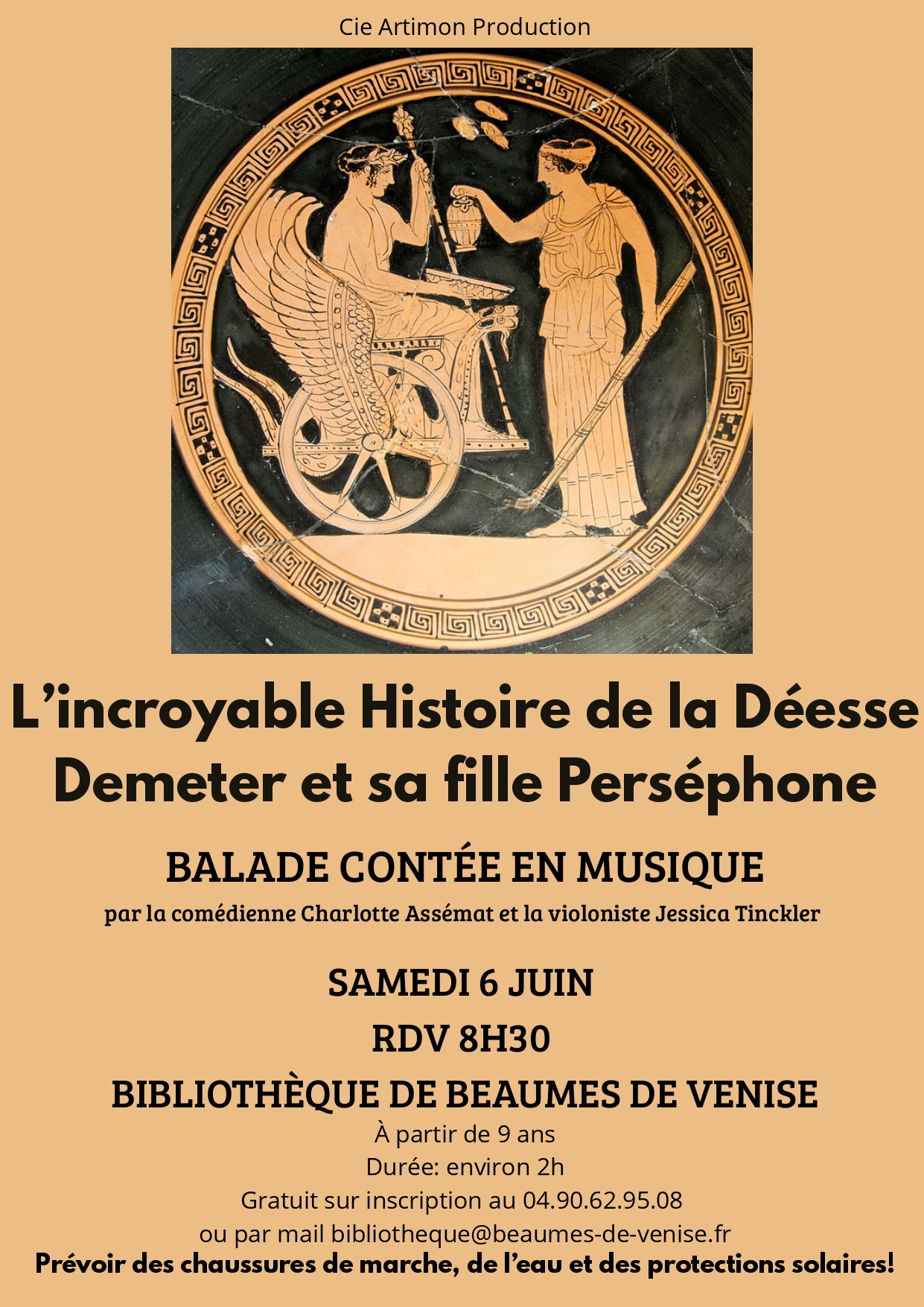 Balade cont�e : L'incroyable histoire de la d�esse Demeter et sa fille Pers�phone
