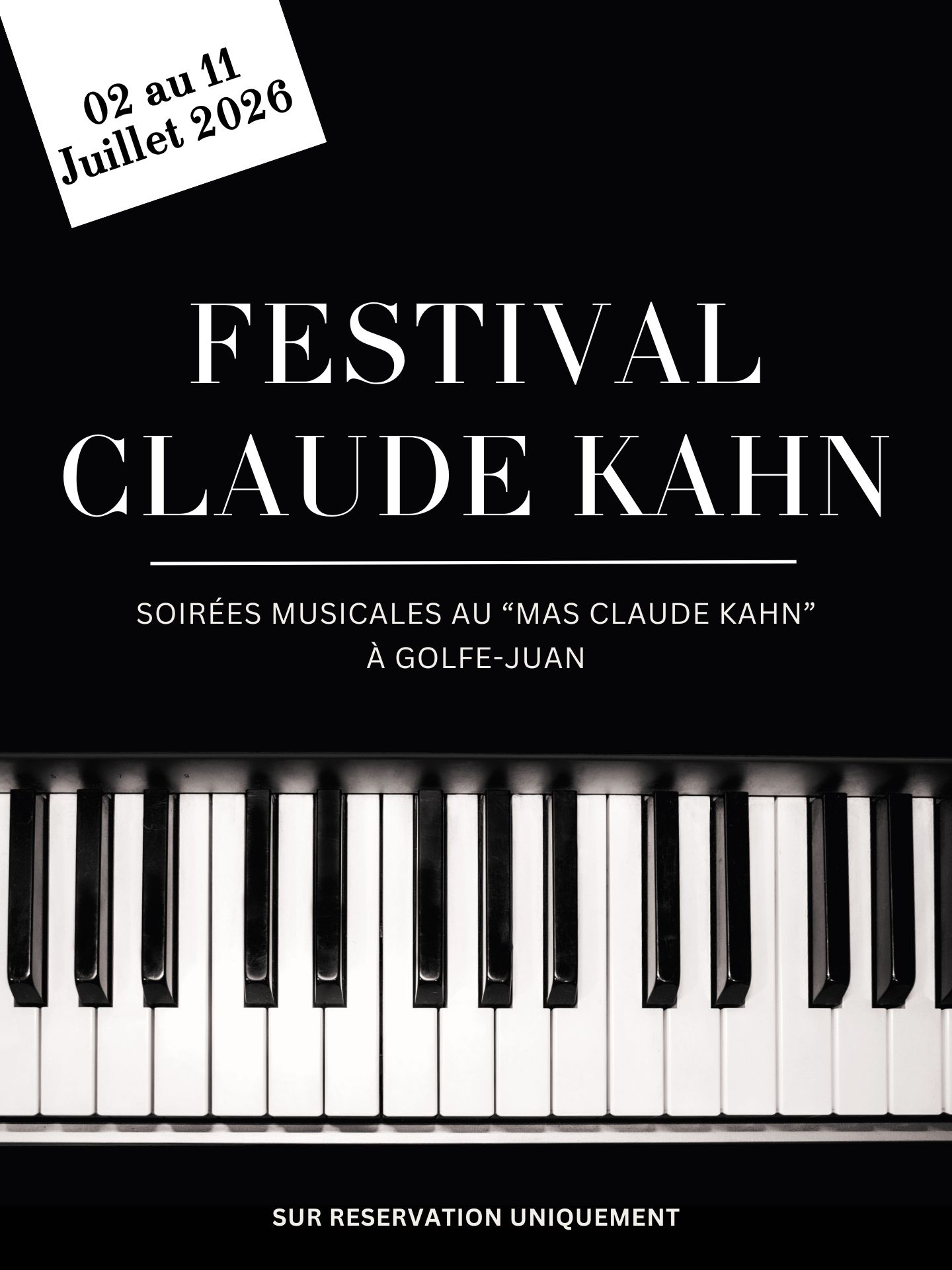 Festival Claude Kahn - Carte Blanche � Laure Favre-Kahn