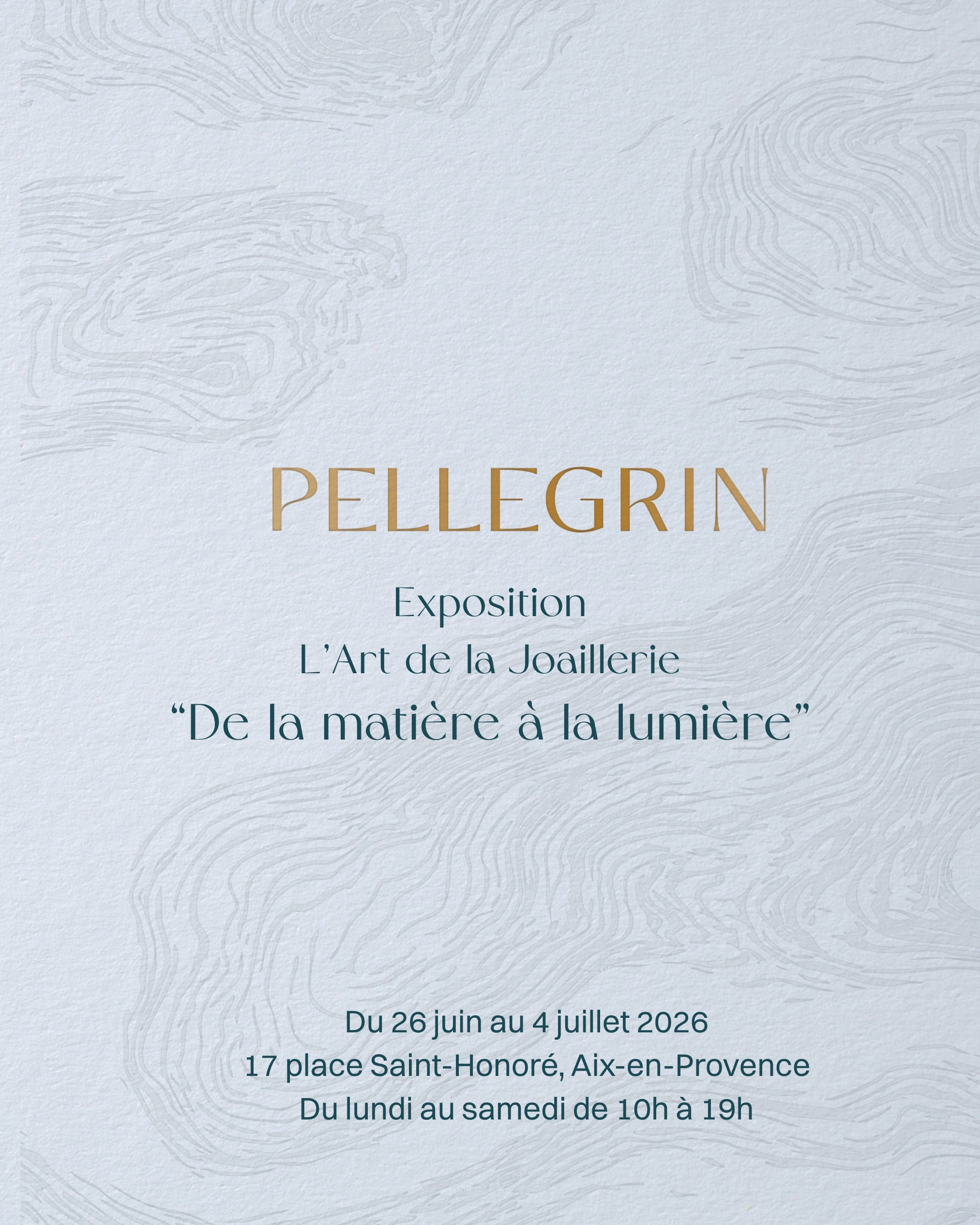 Exposition Pellegrin - L'art de la Joaillerie, de la Mati�re � la Lumi�re
