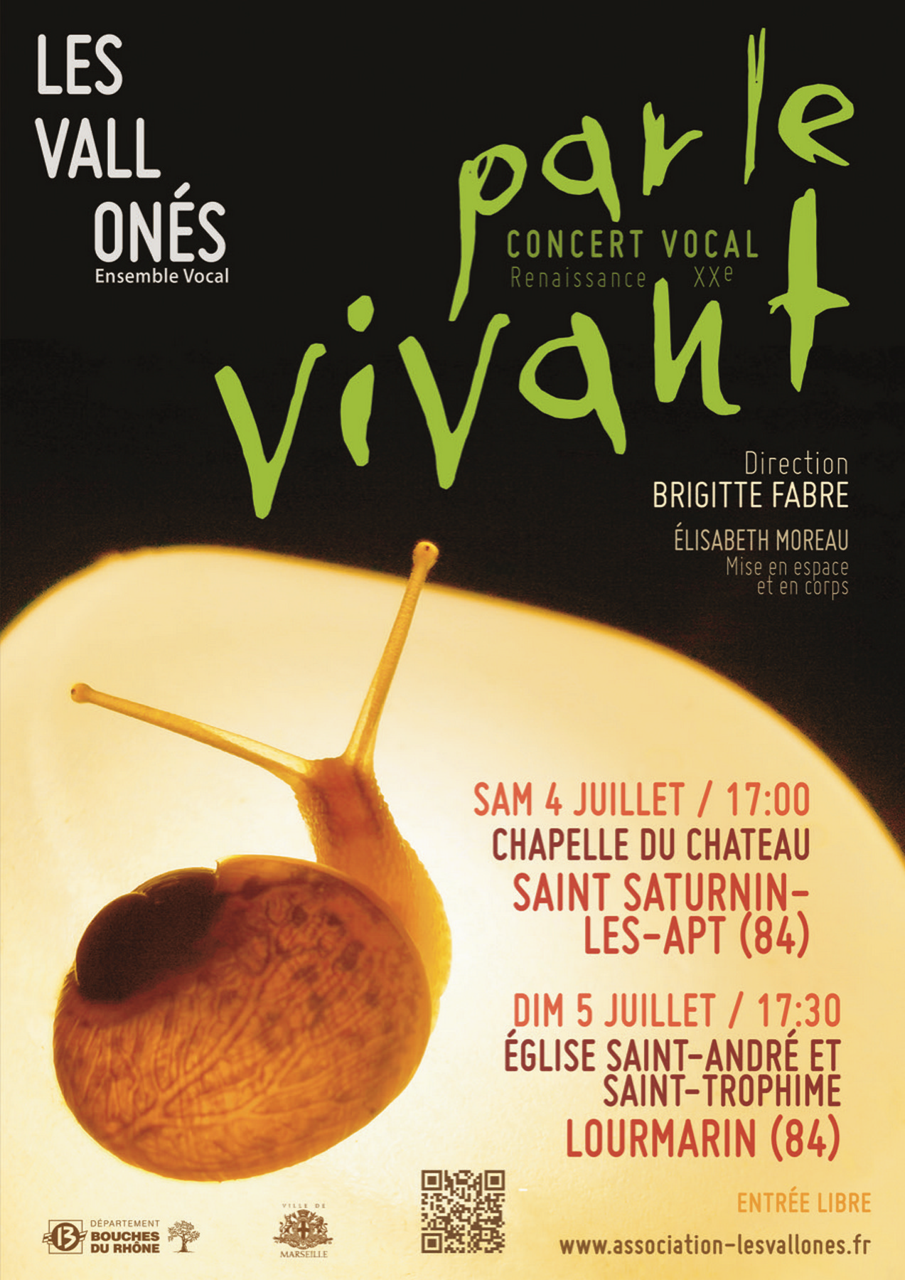 PAR LE VIVANT - Ensemble Vocal Les Vallon�s