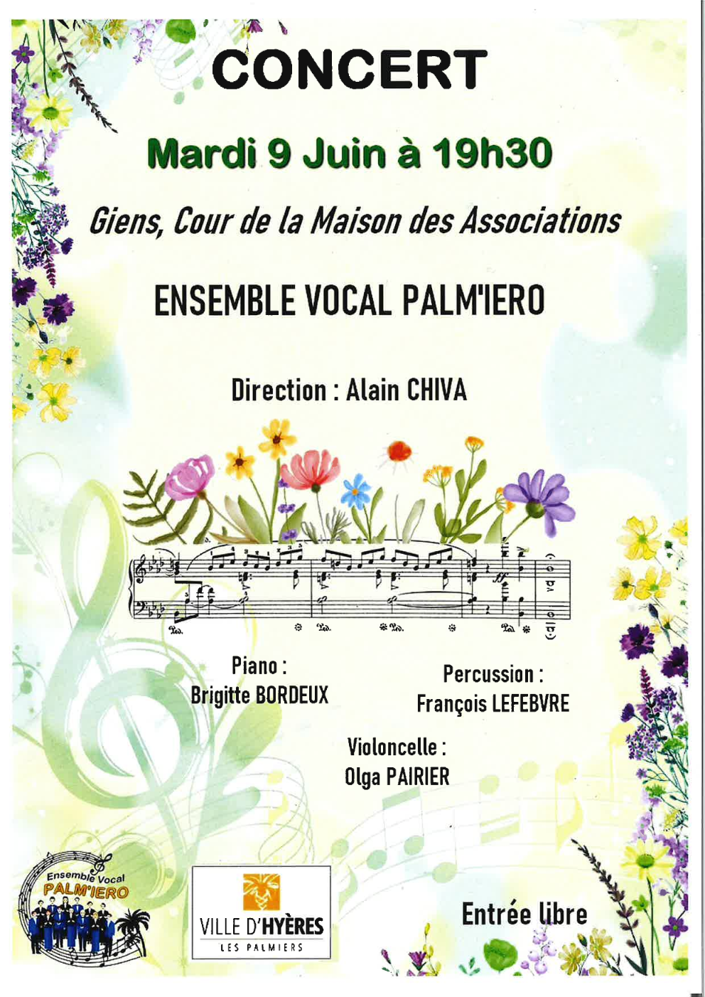 Concert ensemble vocal palmiero