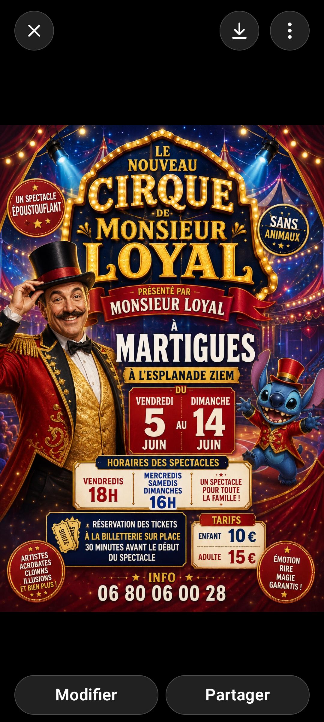 Le nouveau cirque de Monsieur LOYAL