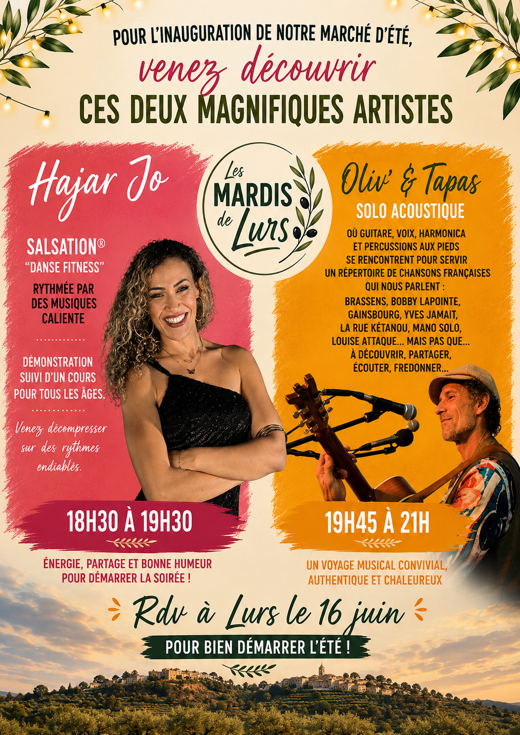 Inauguration du march� d'�t� de Lurs ! Les Mardis de Lurs