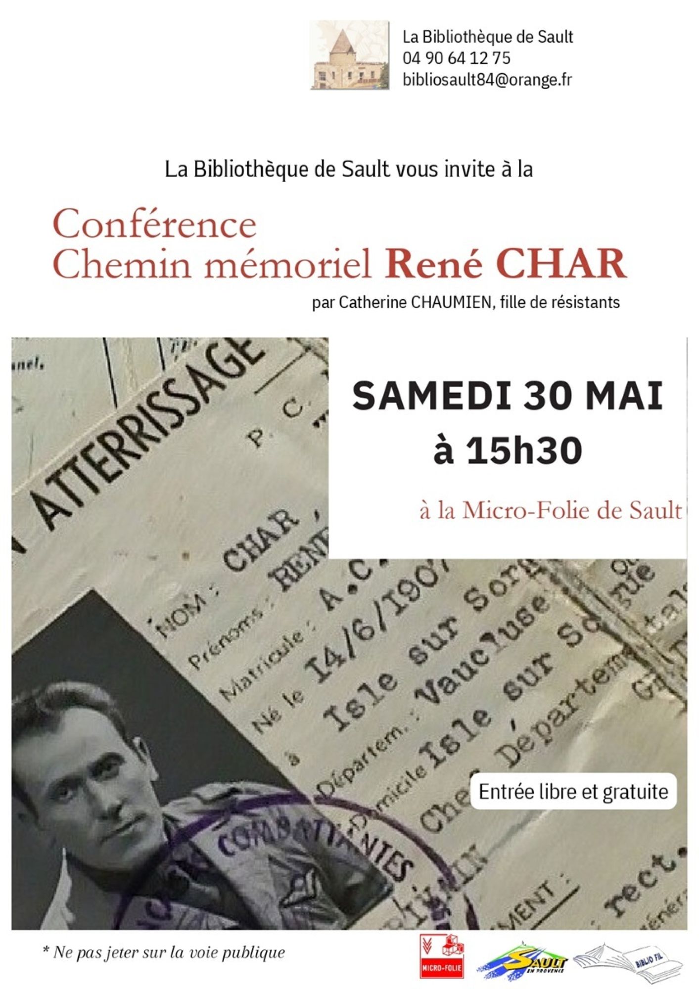 Micro-folie � Sault : Conf�rence 