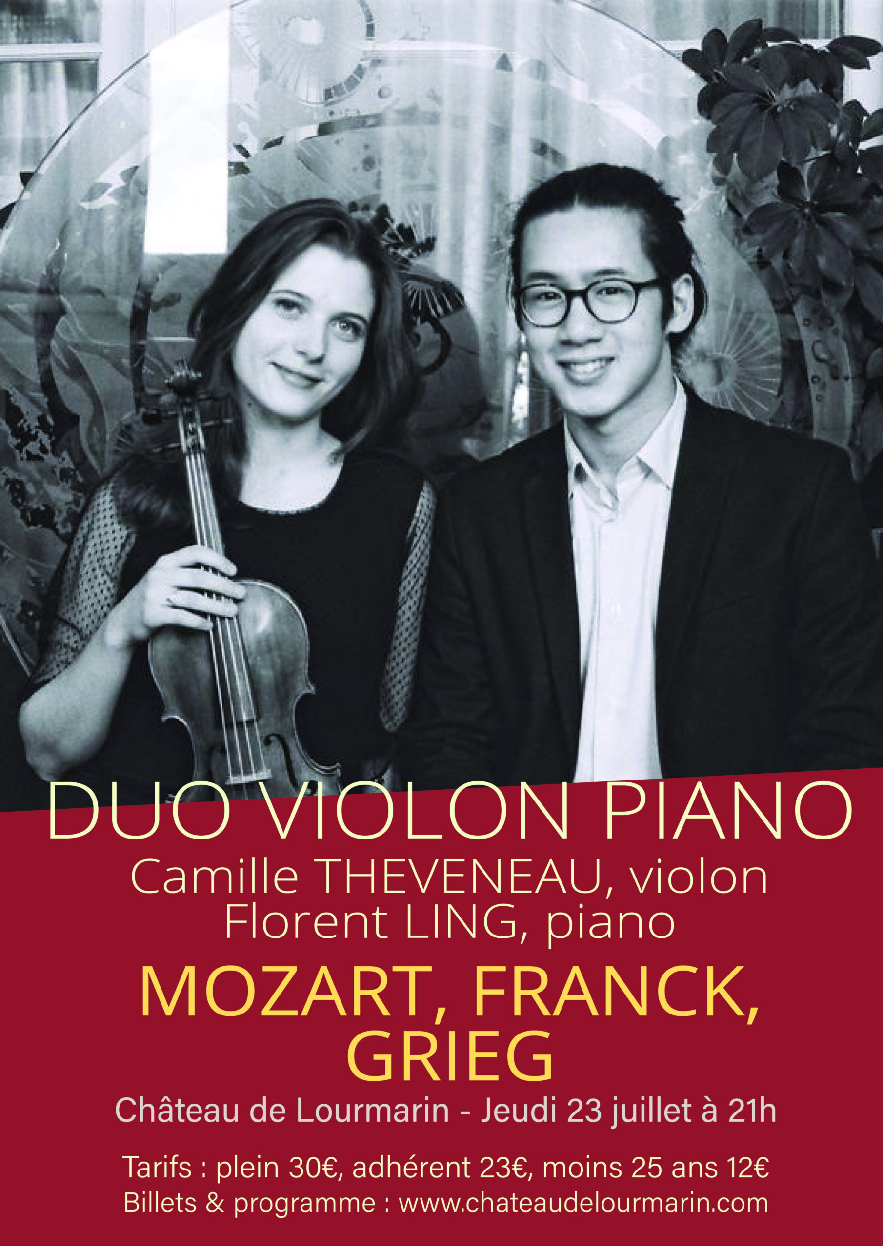 Duo violon piano Camille Th�veneau et Florent Ling