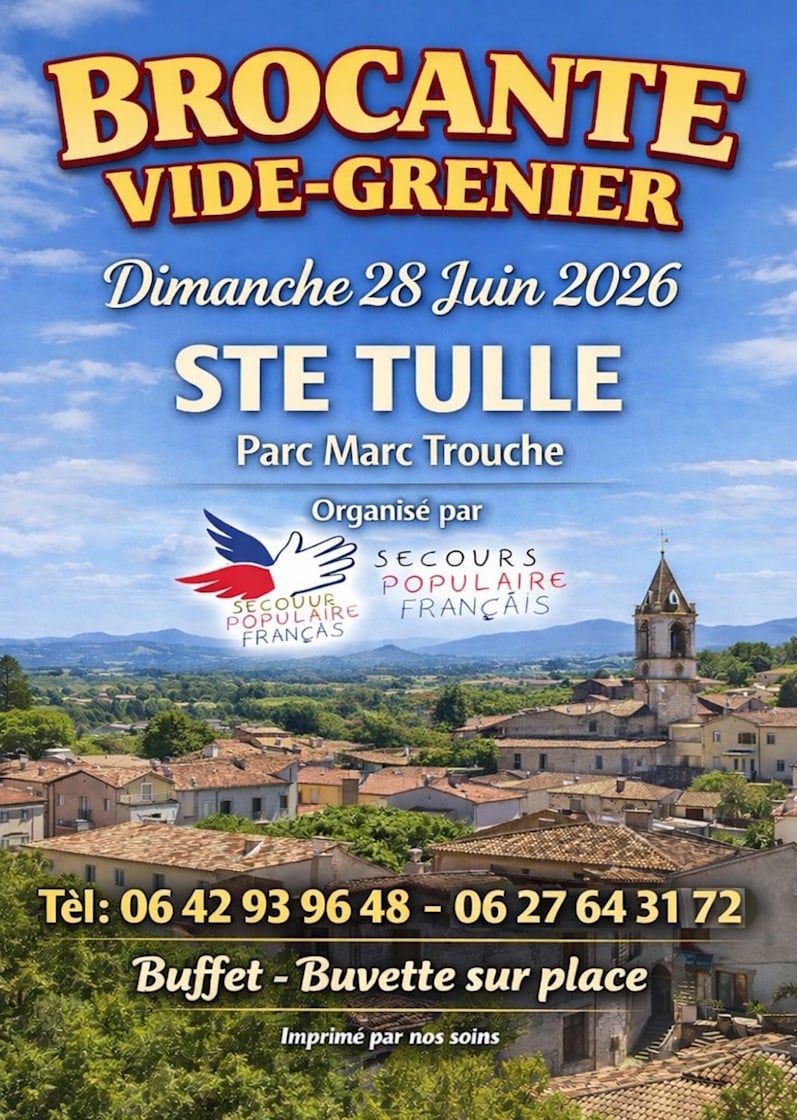 Vide grenier du Secours Populaire
