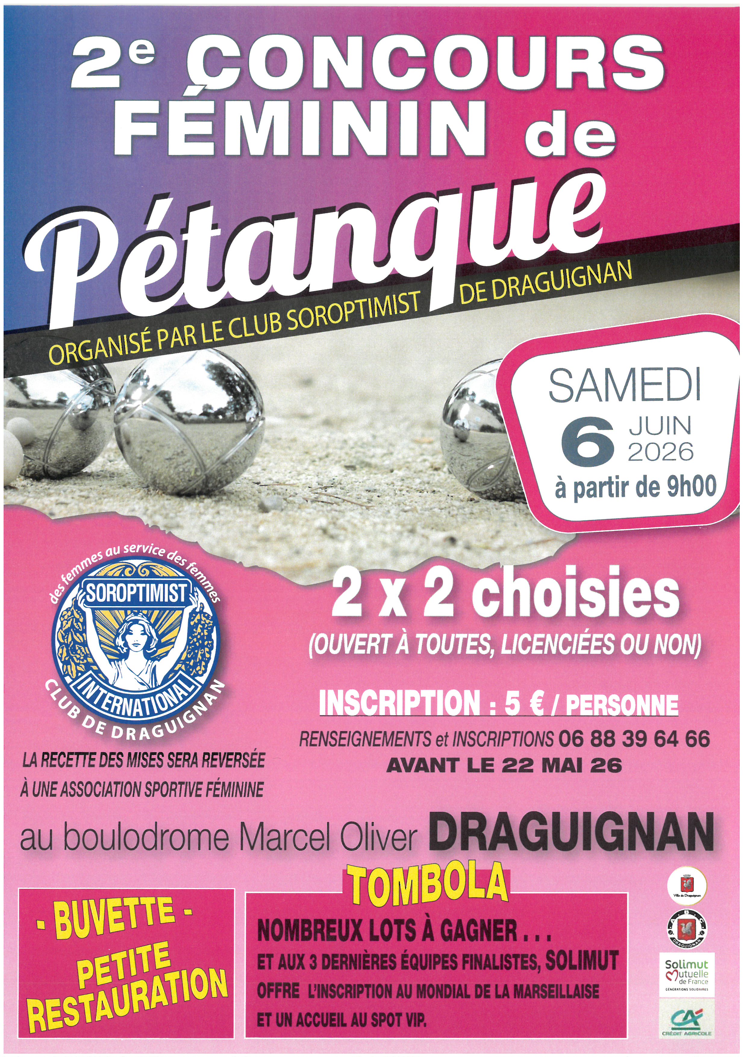 2e concours f�minin de p�tanque