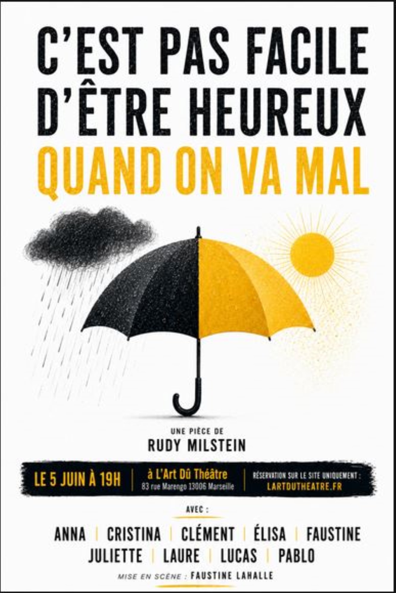 C'est pas facile d'�tre heureux quand on va mal
