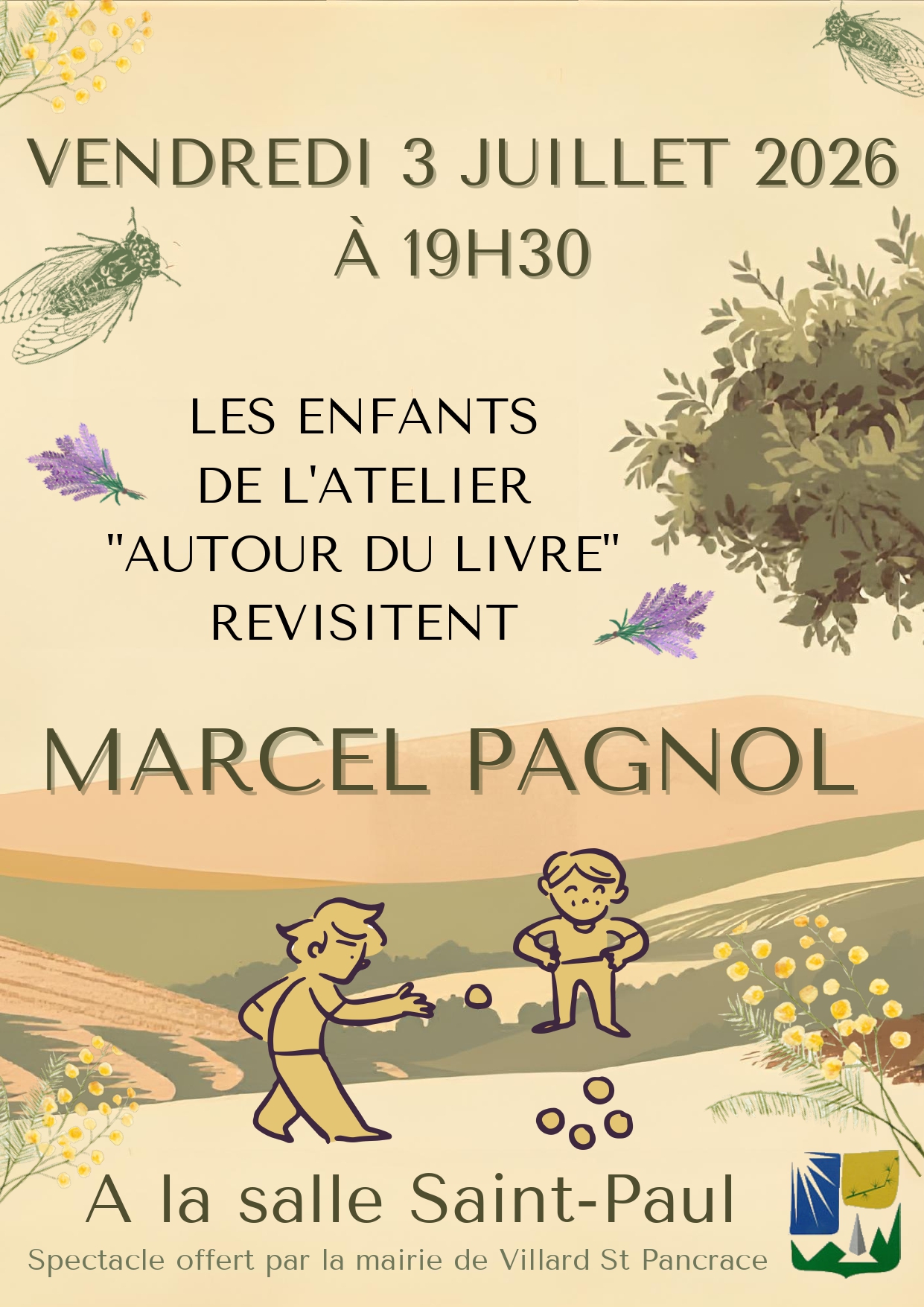 Les enfants de l'atelier revisitent Marcel Pagnol