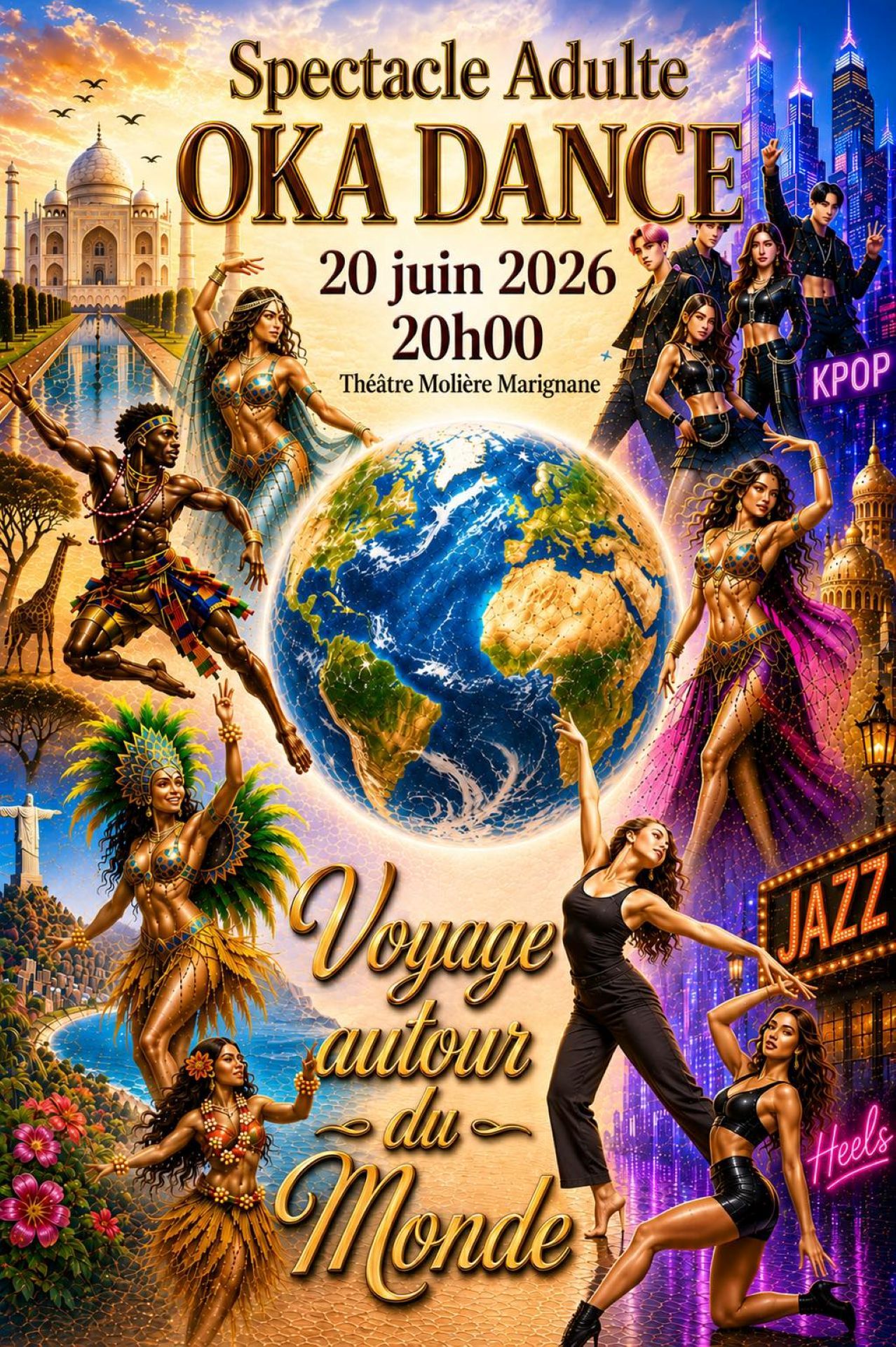 Spectacle de danse : Voyage autour du monde