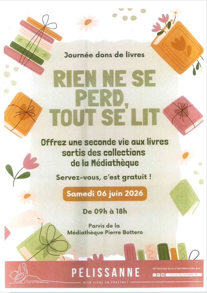 Rien ne se perd, tout se lit : Dons de livres