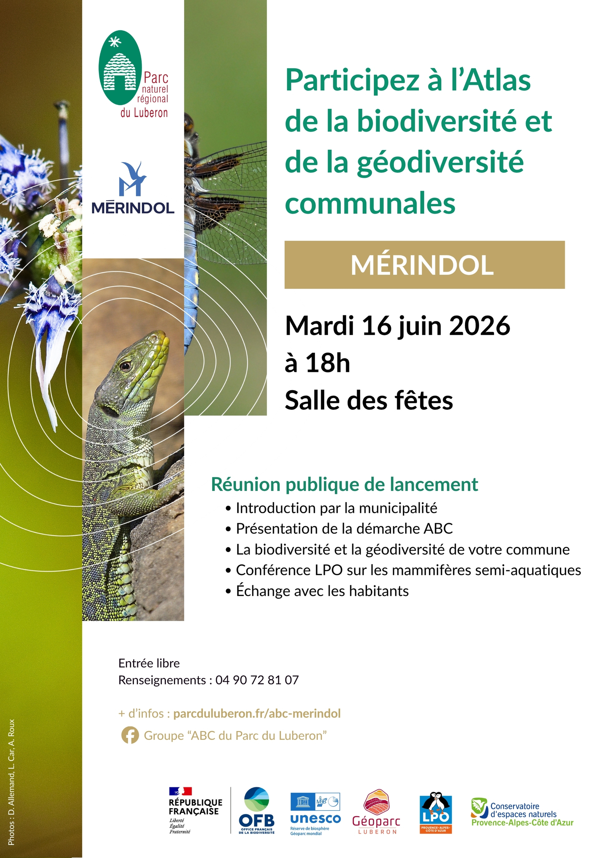 R�union publique de lancement des 