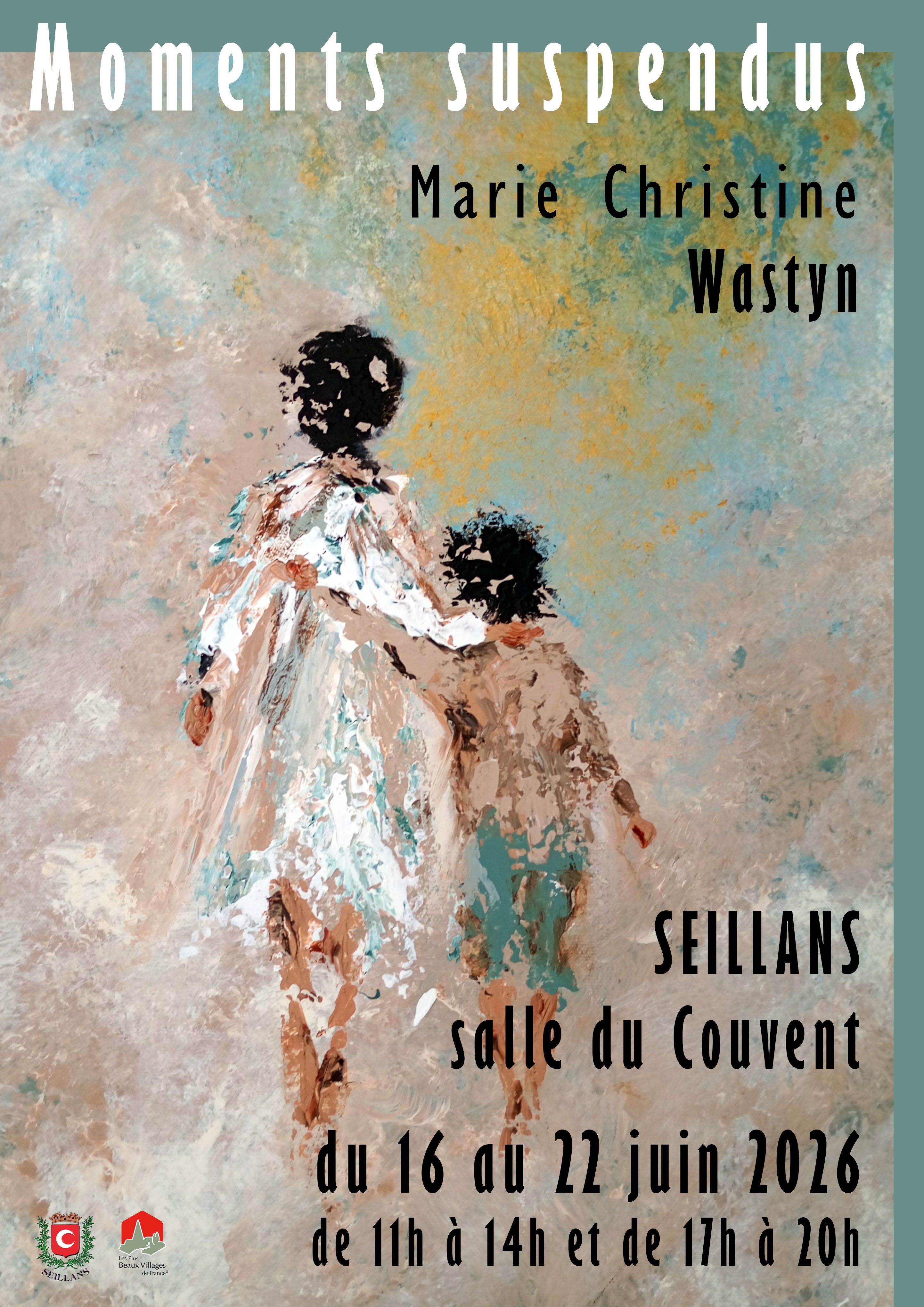 Exposition des peintures de Marie-Christine Wastyn